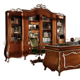 4-Doors Bookcase - Bookcase - Modenese Luxury Furniture & Lightings - ageless bookcase, ageless office bookcase, angelo cappellini bookcase collection, artisanal bookcase production, artisanal office bookcase, baroque furniture, baroque style, baroque style bookcase, baroque venetian style bookcase, baroque venetian style office bookcase, bespoke bookcase, bespoke office bookcase, best bookcase, best classic bookcase, best classic office bookcase, best luxury italian bookcase, best luxury italian office boo