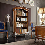Bookcase With Compartments - Bookcase - Modenese Luxury Furniture & Lightings - ageless bookcase, ageless office bookcase, angelo cappellini bookcase collection, artisanal bookcase production, artisanal office bookcase, baroque bookcase, baroque furniture, baroque style, baroque style bookcase, baroque venetian style bookcase, baroque venetian style office bookcase, bespoke bookcase, bespoke office bookcase, best bookcase, best classic bookcase, best classic office bookcase, best luxury italian bookcase, be