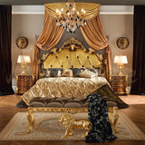 Royal Double Bed - Bed - Modenese Luxury Furniture & Lightings - classic baroque bedroom, classic luxury interiors, classic style armchair, elegant bedroom design, french furniture, french palace furniture, high-end italian furniture, imperial design, imperial furniture, Italian furniture brand, italian made furniture, louis 15 furniture, louis xv, luxurious furniture brand, luxury bedroom decoration, luxury bedroom furniture, luxury bedroom furniture
baroque furniture, luxury bedroom settings, luxury class