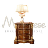 3-Drawers Night Table - Night Table - Modenese Luxury Furniture & Lightings - baroque furniture, classic baroque bedroom, classic luxury interiors, classic style armchair, elegant bedroom design, french furniture, french palace furniture, high quality, high quality design, high quality furniture, high quality interiors, high quality night table, high-end italian furniture, imperial design, imperial furniture, Italian furniture brand, italian made furniture, louis xv, louis xv furniture, luxurious furniture 