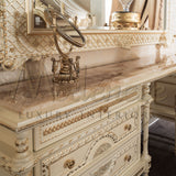 6-Drawers Toilette - Toilette - Modenese Luxury Furniture & Lightings - bespoke vanity units, cappellini vanity furniture, carved wood, carved wood furniture, classic design vanity, classic vanity furniture, classical vanity furniture, curved wood details, curved wood refinements, curved wood technique, custom-made vanities, customized vanity units, elegant ivory furniture, elegant vanity, excellent vanity unit, exclusive vanity furniture, expensive vanity accessories, gold fashion, gold furniture, gold lea