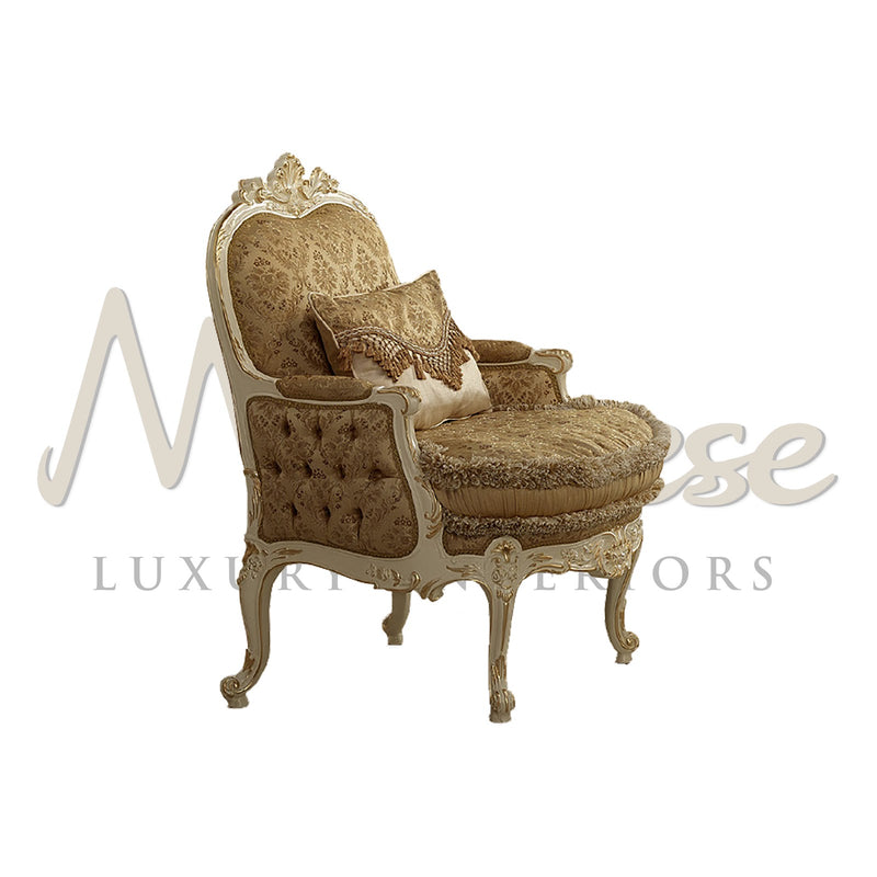 Golden Palace Bergere - Bergere Armchair - Modenese Luxury Furniture & Lightings - classic baroque furniture, classic baroque interior design, classic bergere armchair, classic french furniture, classic villa interior design, french palace interior, high-end classic italian furniture, high-end residence interior design, louis xv furniture, luxury french furniture, luxury living room design, luxury palace furniture, luxury villa decor, luxury villa interior classic, modenese luxury interiors, royal palace in