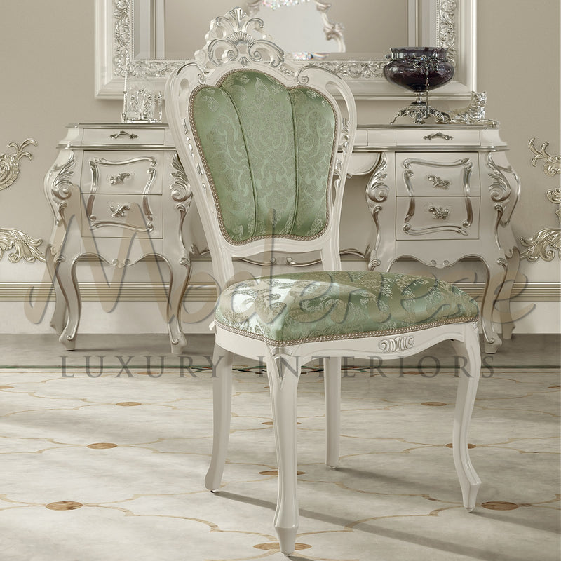 Leafy Carved Baroque Chair - Chair - Modenese Luxury Furniture & Lightings - classic baroque furniture, classic european furniture, classic french furniture, classic style chair, high-end italian furniture, imperial furniture, louis xvi furniture, luxury furniture Italy, luxury interior design, luxury Italian furniture, luxury italian furniture brand, luxury mansion decor, modenese luxury interiors, neo roccoco chair, opulent villa decoration, royal interior design, royal palace furniture - Francesco Molon,
