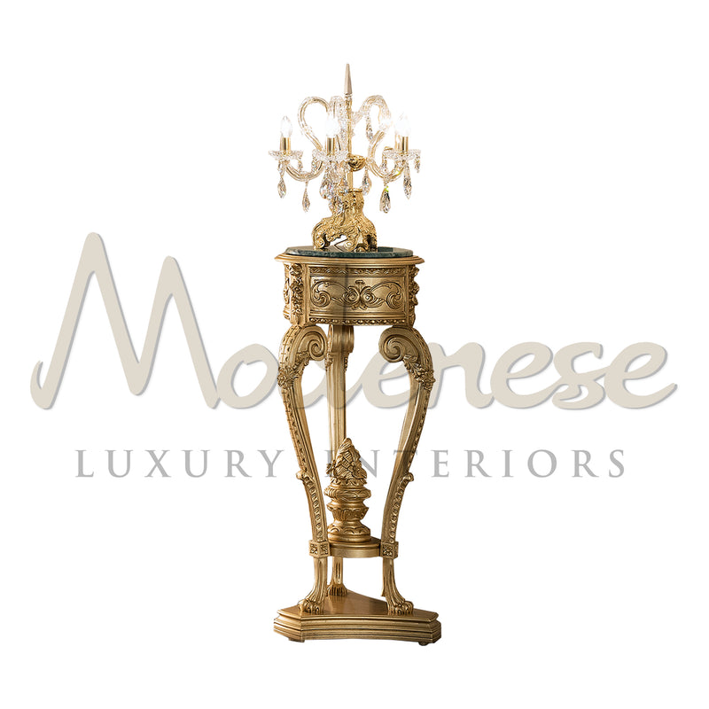 Column Vase Stand - Vase Stand - Modenese Luxury Furniture & Lightings - asnaghi classic vase stands, baroque handmade carved column vase stands, baroque traditional column vase stands, baroque venetian style column vase stands, bespoke exclusive design column vase stands, best italian luxury home accessories, best italian villa project accessories, chippendale column vase stand, column vase stands for royal projects, elegant bespoke column vase stands, elegant design column vase stands, french furniture co