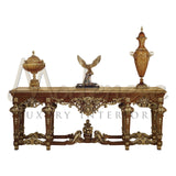 Rococo Console With Golden Carvings And Honey Onyx Top - Console Table - Modenese Luxury Furniture & Lightings - classic baroque console table, classic baroque furniture, classic french furniture, french palace furniture, gilded console table, hand carved table, handcrafted decoration, high-end console table, high-end italian furniture, imperial console table, italian made furniture, louis xv furniture, luxury classic furniture, luxury decoration, luxury french furniture, luxury furniture brand, luxury livi