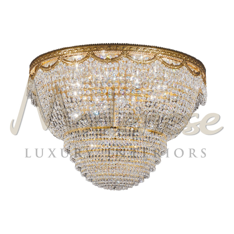 Ceiling Lamp - Ceiling Lamp - Modenese Luxury Furniture & Lightings - 24kt gold, 24kt plated luxury, ageless floor lamp, antique classic lamps, baroque floor lamps, baroque lamps, baroque style lamp, bedroom lamp, best floor lamp, best lamp, best quality crystals, best royal floor lamp, bold luxury lamps, charming luxury floor lamps, crystal lamps, decorative luxury lamp, elegant floor lamp, exclusive design floor lamp, expensive lamps, french lamps, high-end quality crystals, high-end quality lamp, home dé