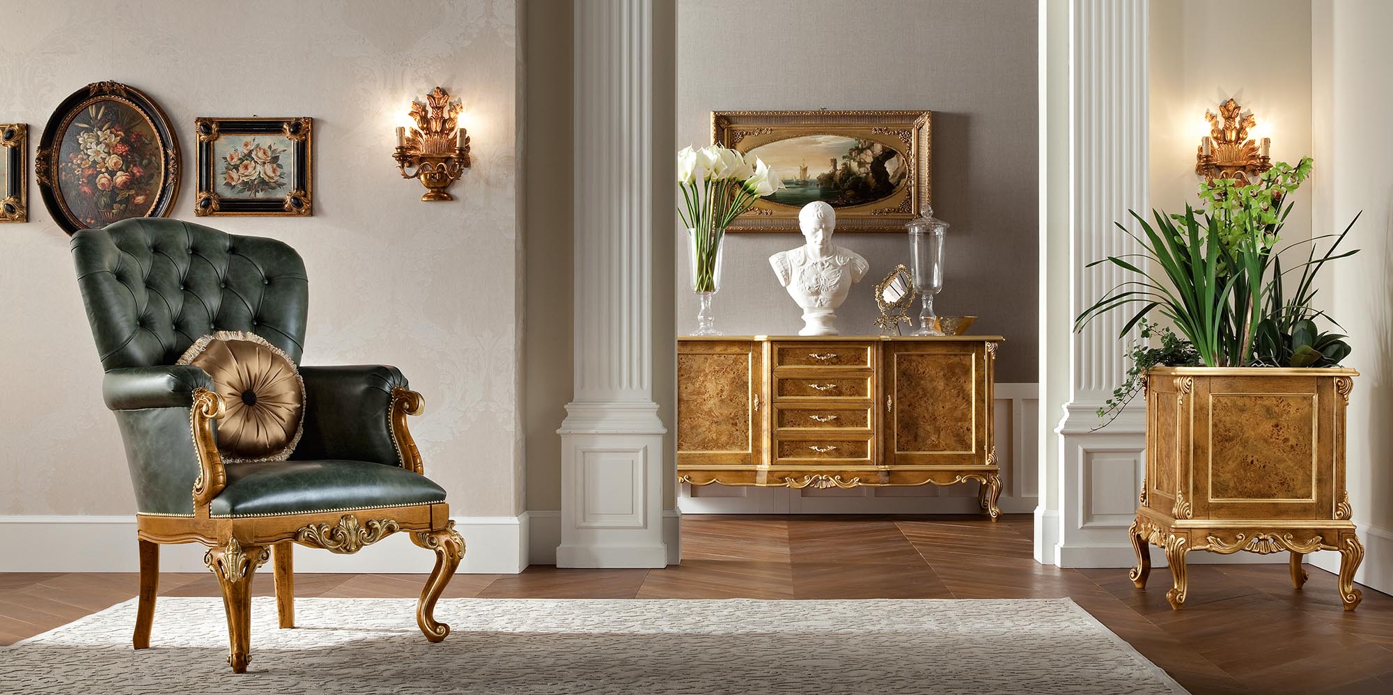 The Richness of Leather Furniture in Classic Interiors
