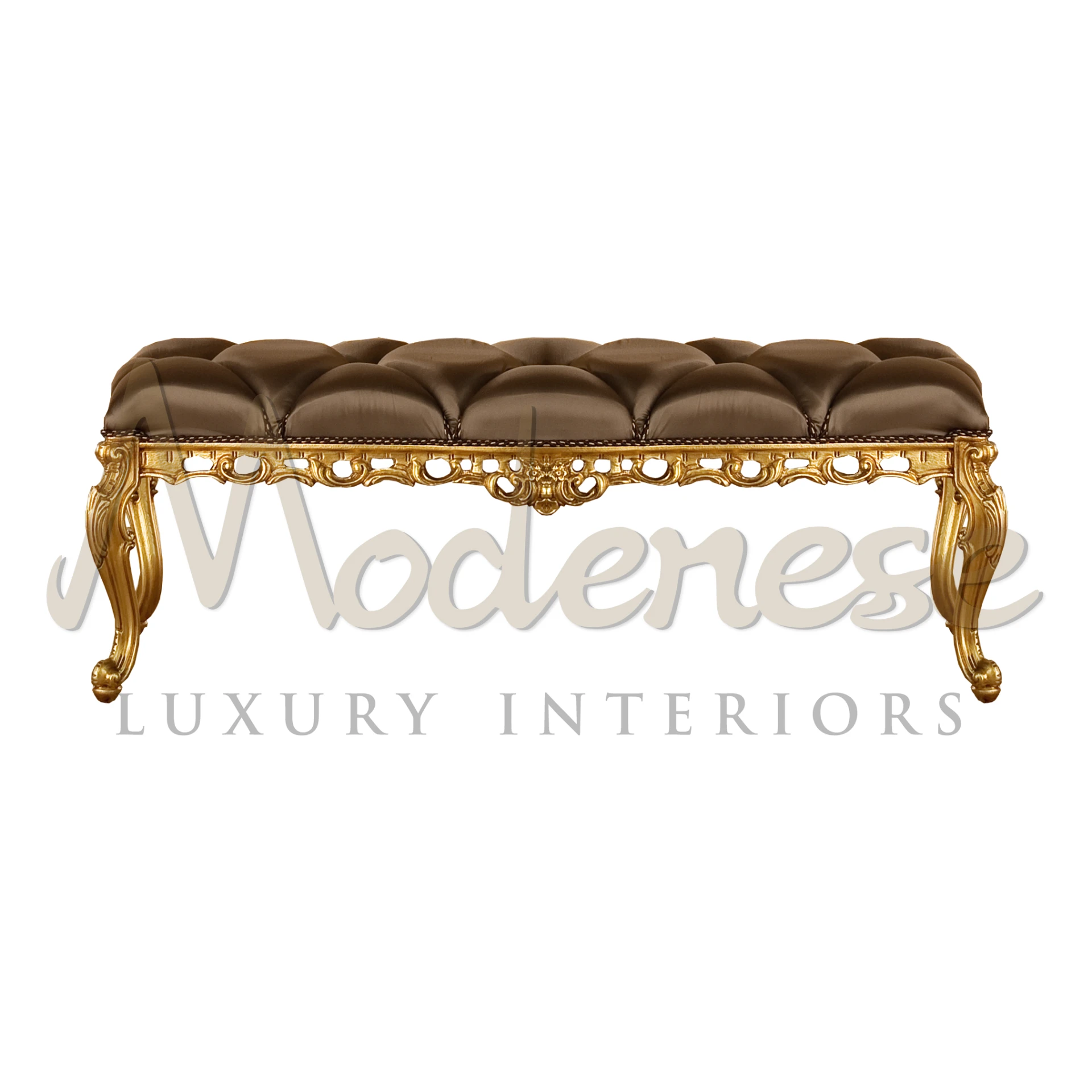 Impeccably crafted, this Bedroom Bench epitomizes sophistication created by Modenese                                                                                    