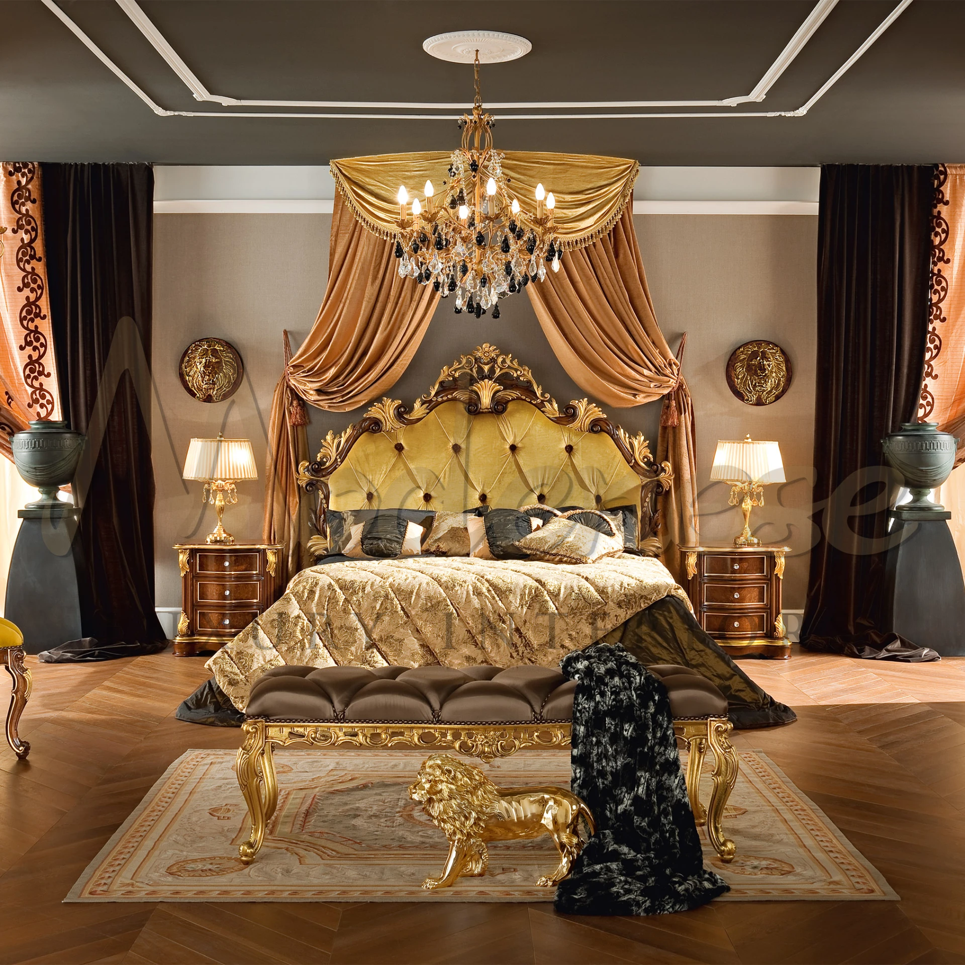 The Luxury Classical Bench is the perfect addition to your bedroom created by Modenese Furniture                                                          