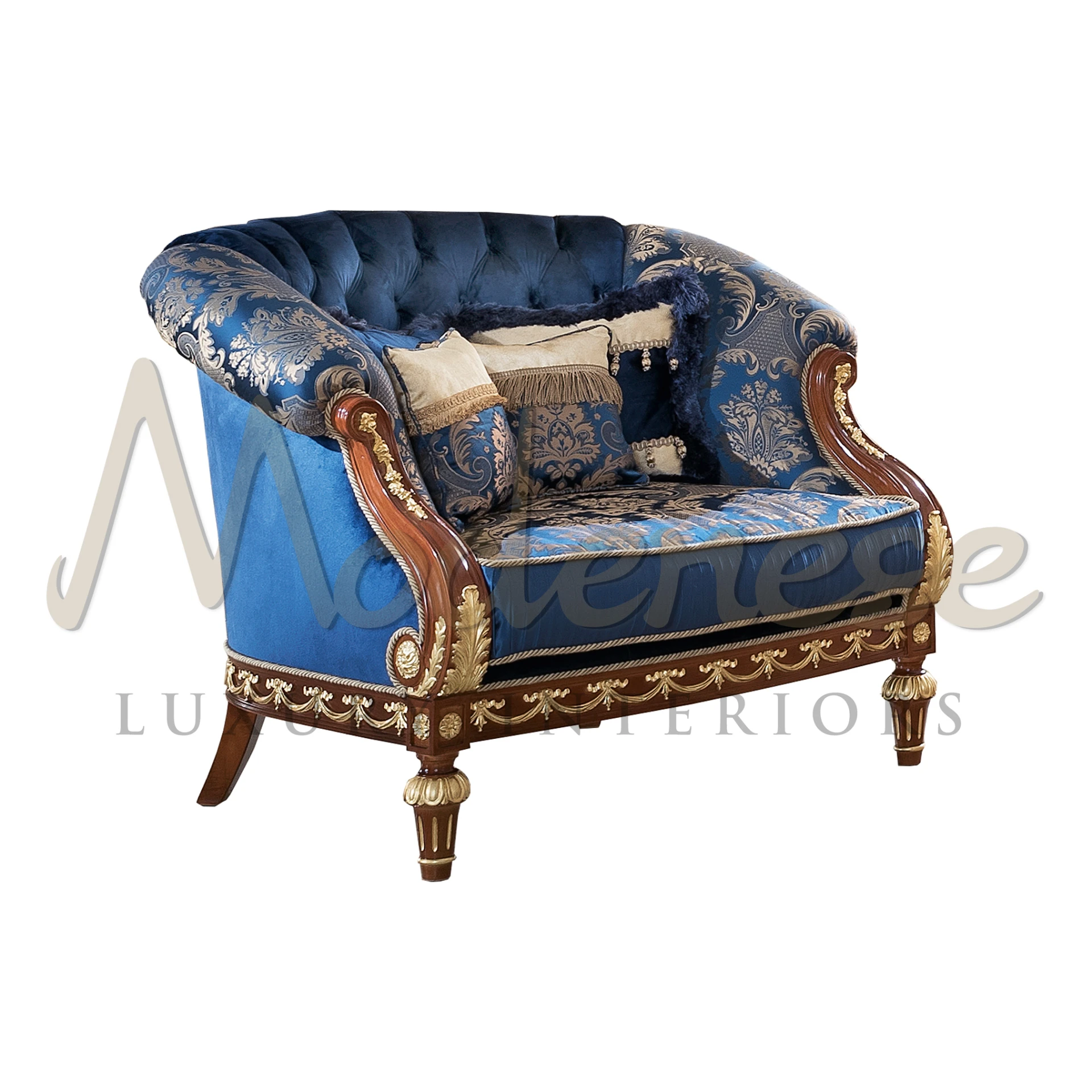 Luxury Royal Classic Armchair: Timeless Elegance for Refined Interiors