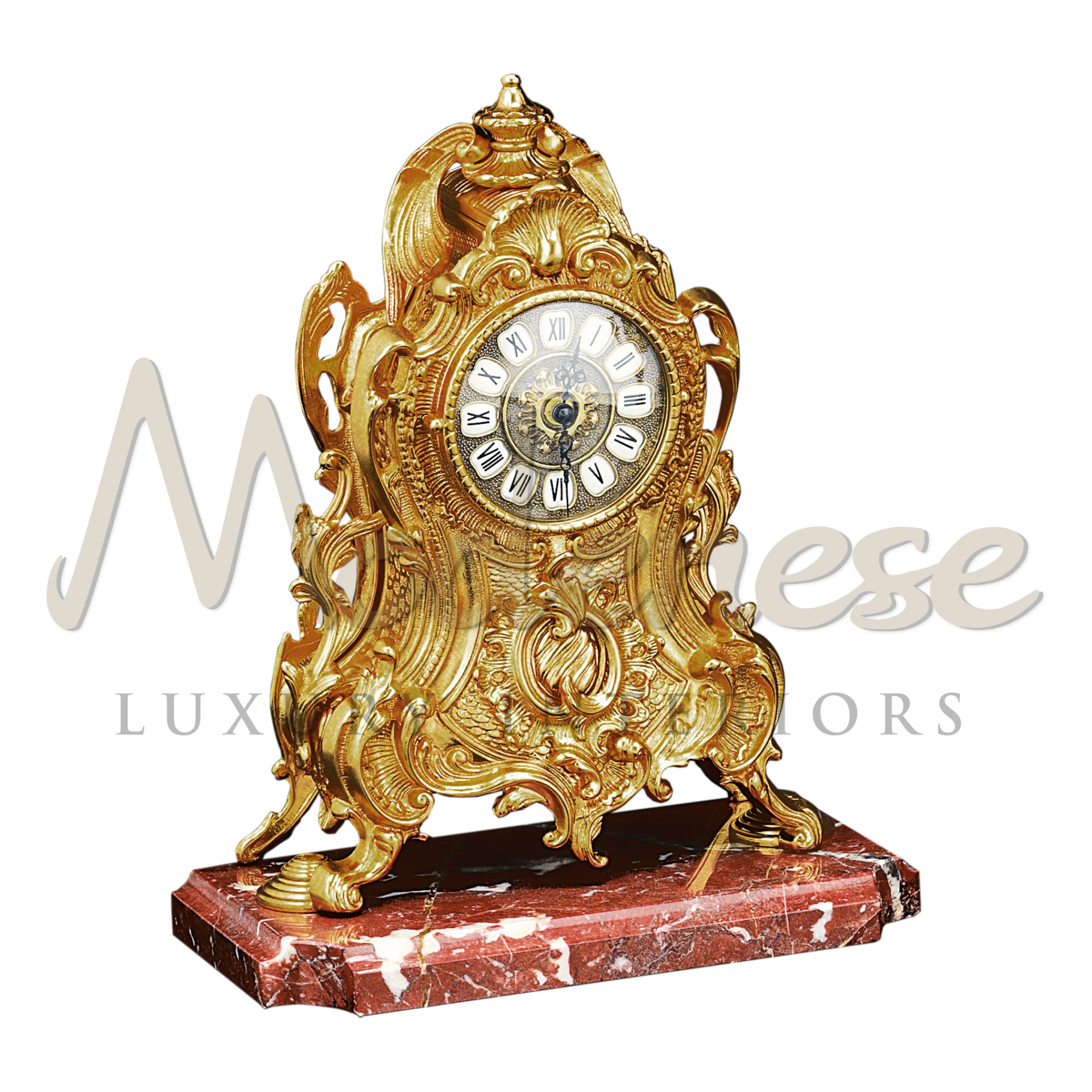 Elegant style Classic Clock, a high-end ornamental piece by Modenese
