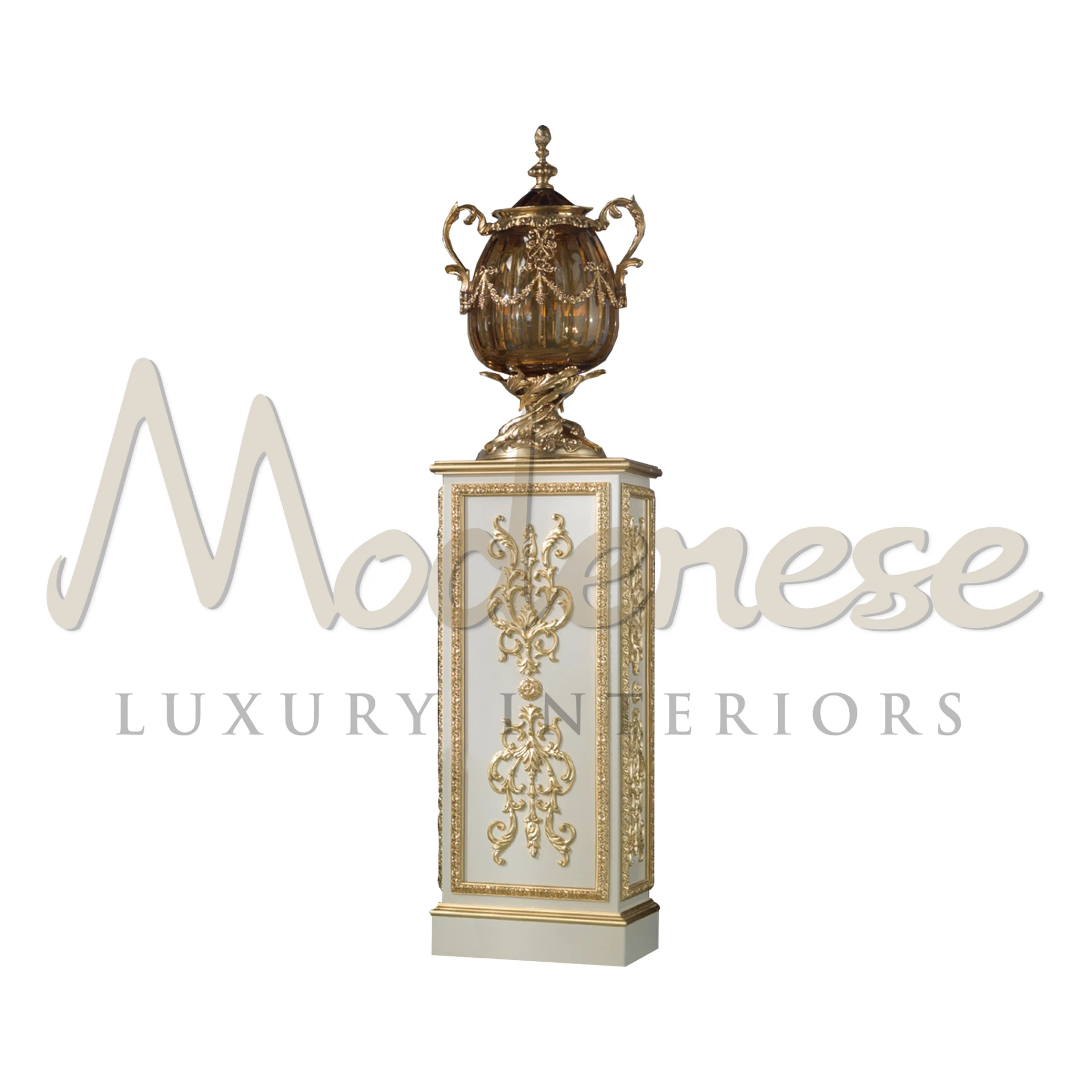 Opulent Centrepiece Classical Column Vase Stand for Luxury Home Decor

