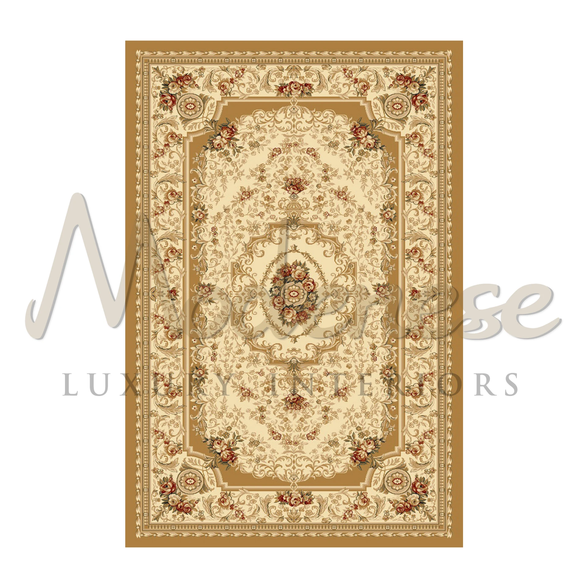 Beige Palatial Rug by Modenese Decor collection