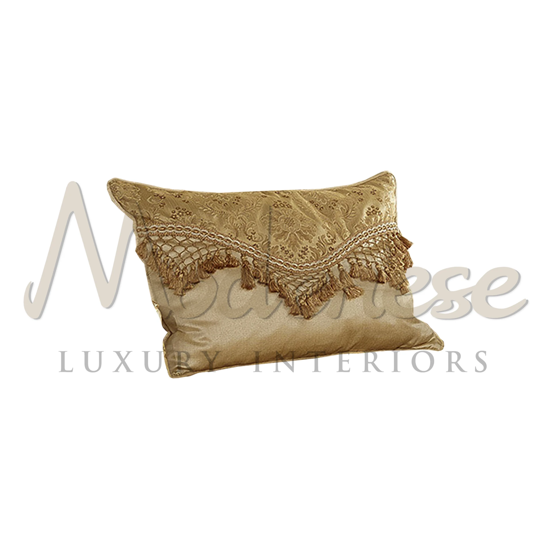 Rectangular Golden Decorative Cushion