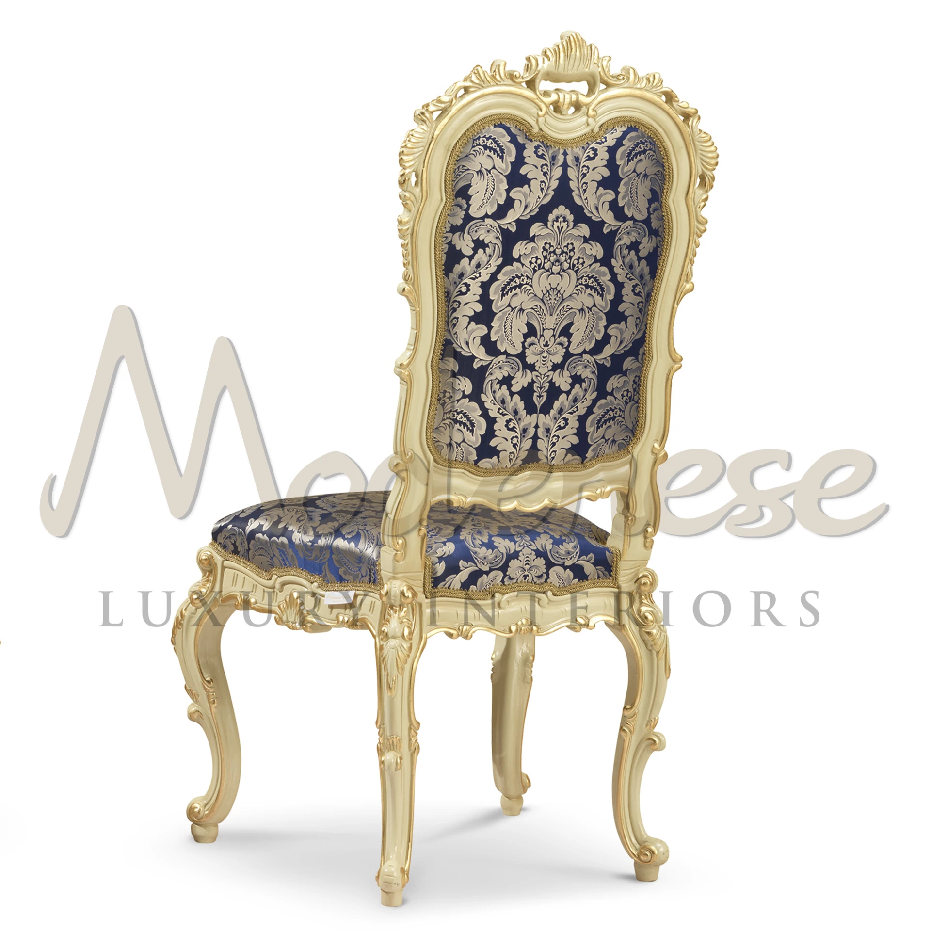 Luxurious Finely Hand Carved Chair with detailed artistry