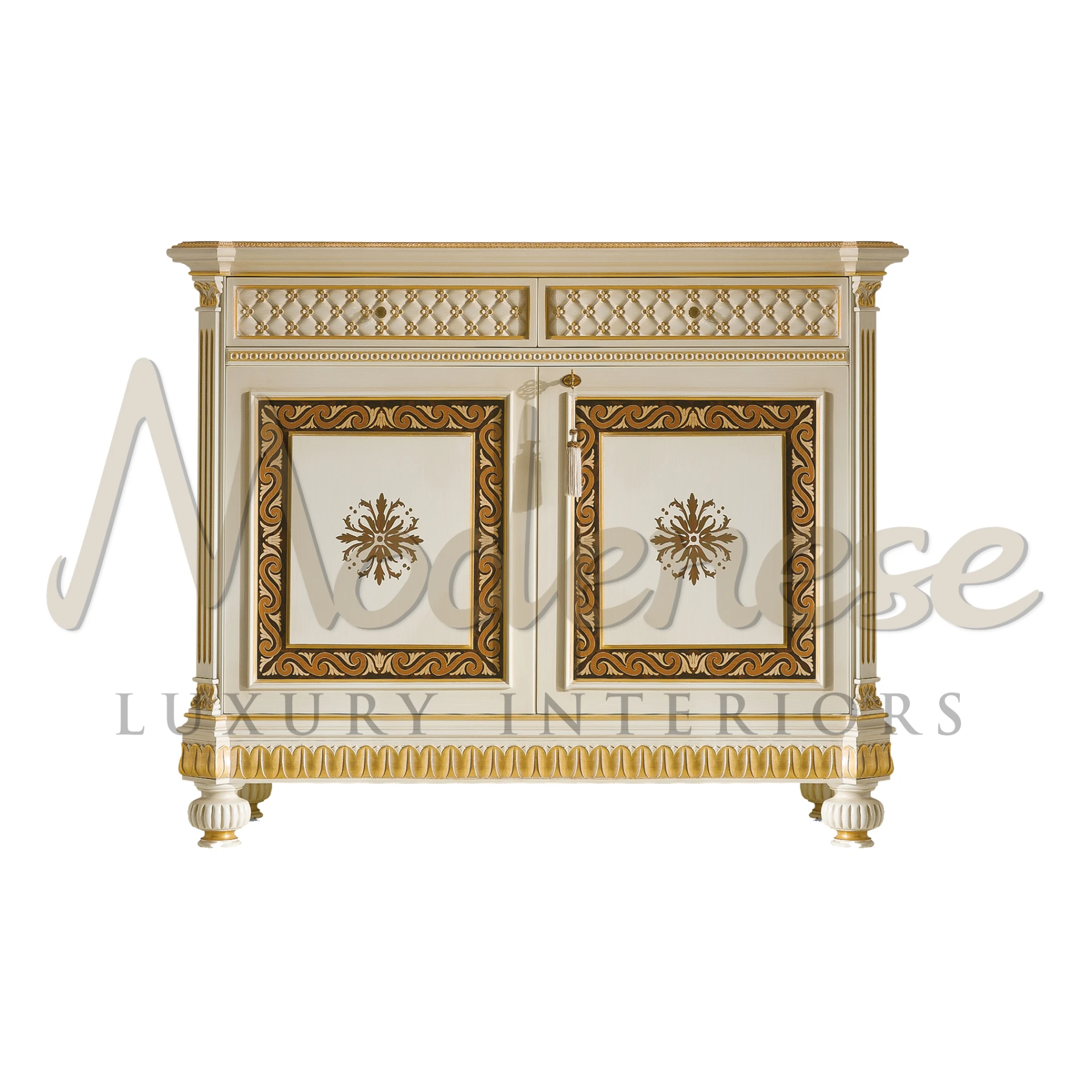 Luxury victorian style 2-doors sideboard featuring classic craftsmanship
