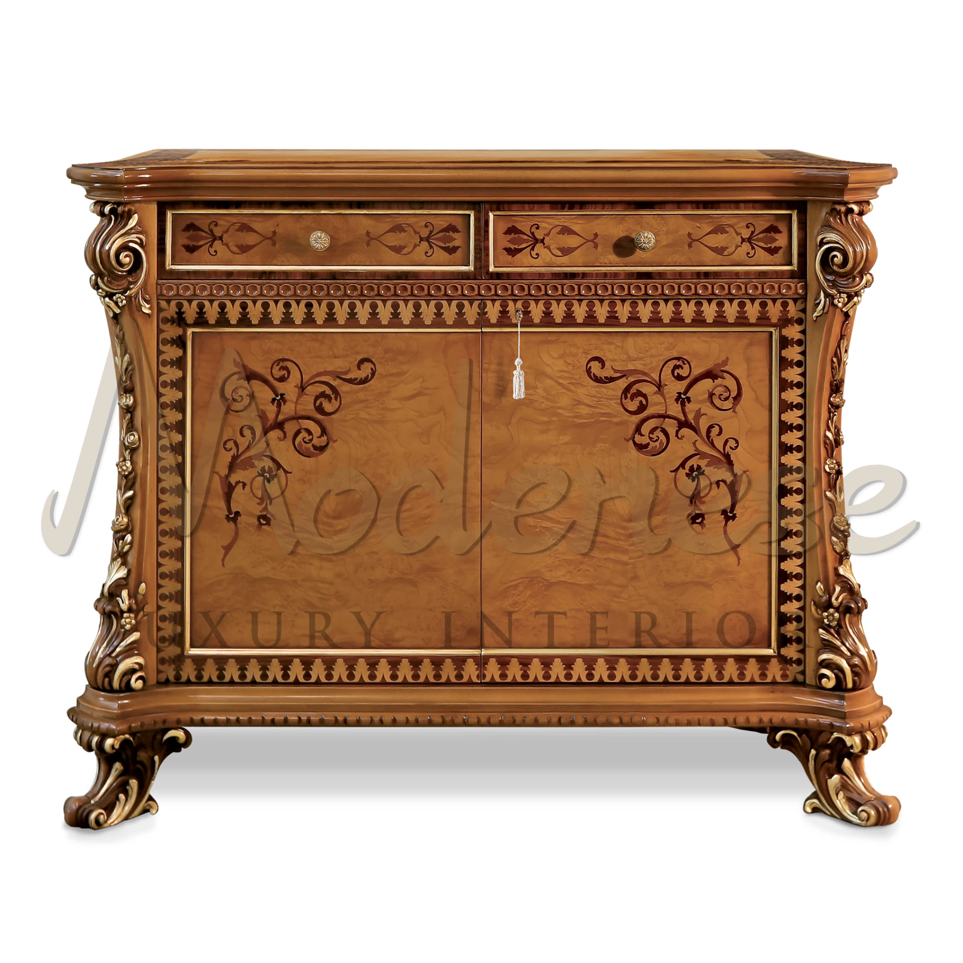 Experience Luxury with the Italian Classic Walnut Sideboard