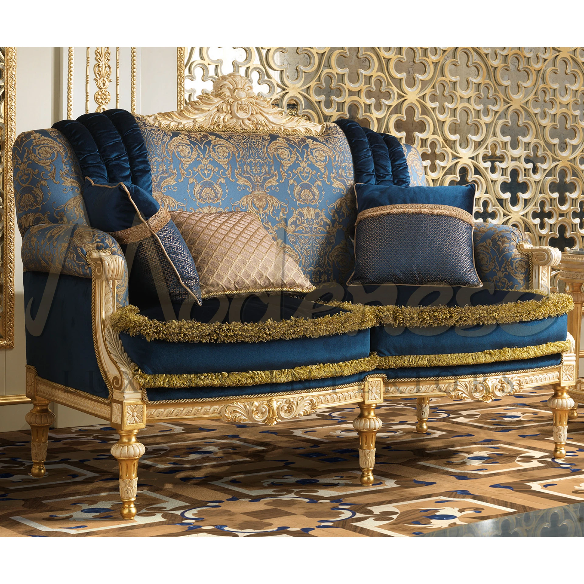 Elevate your interior design with the Modenese Furniture Venetian Sofa, a masterpiece of Italian craftsmanship. 