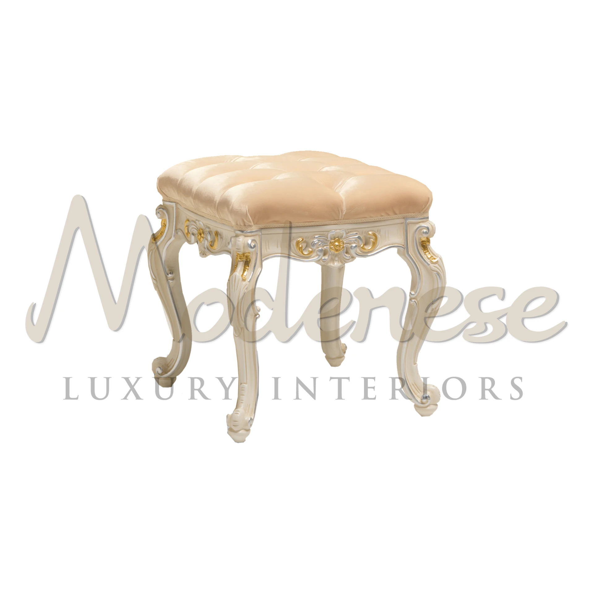 Explore your living space with our Baroque Style Pouffe, blending opulent design with modern comfort.