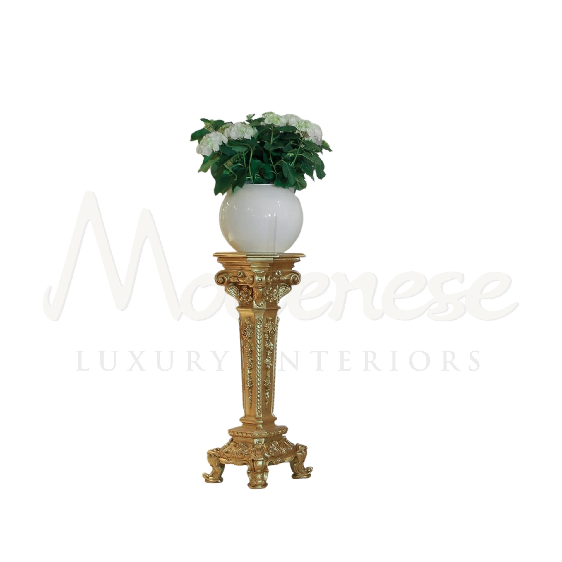 Classical Baroque Furniture Vase Stand, a luxurious piece enhancing interior design with timeless style.