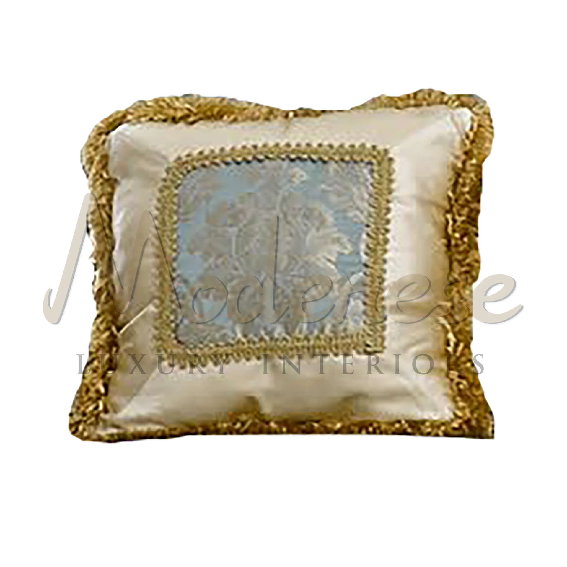 Exquisite Pillow: Showcasing intricate designs and superior craftsmanship with embroidery and beading for elegant spaces.