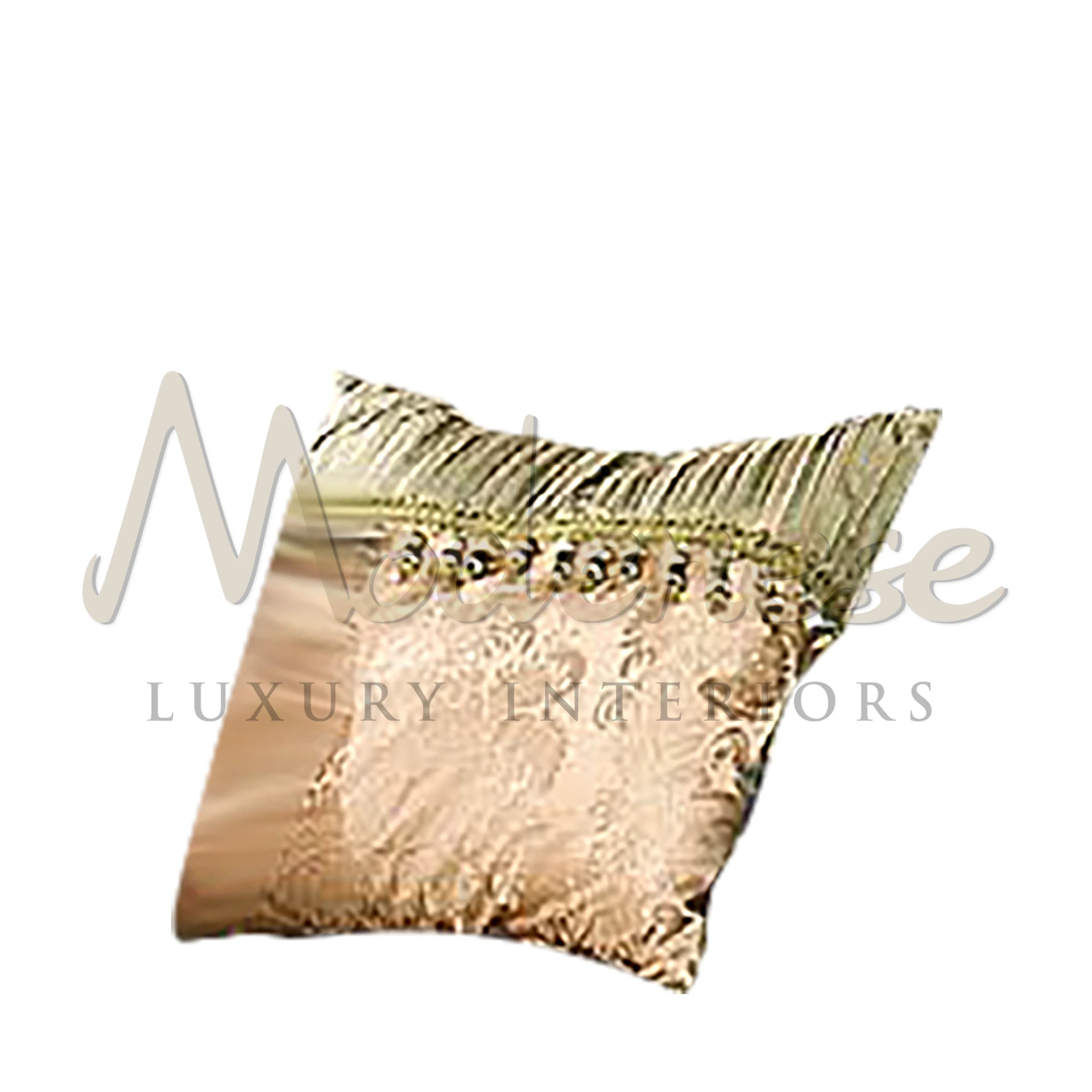 Traditional Pillow: Exquisite green elegance, detailed with delicate embroidery, showcasing artistry and high-quality craftsmanship.