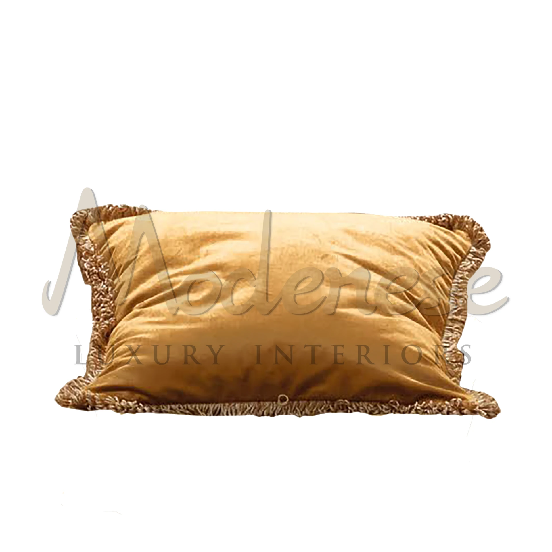 Luxurious Victorian Brown Pillow in a deep, rich brown shade, representing high-quality Italian textiles and timeless elegance.
