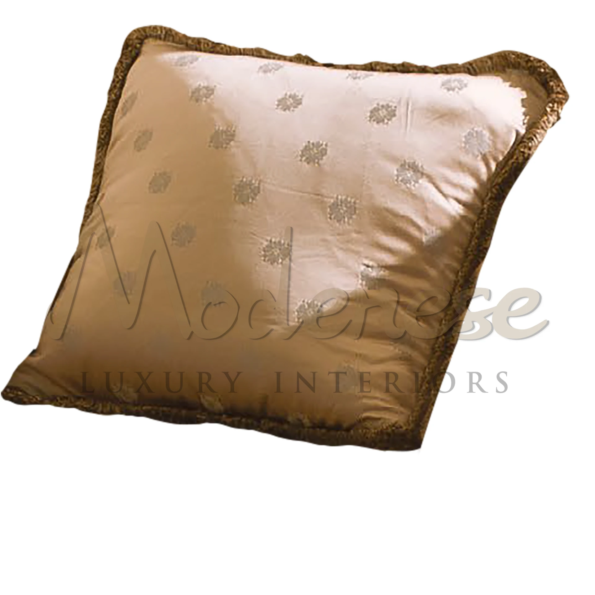 Luxury Beige Pillow, adding elegance and comfort to spaces, crafted with high-quality Italian textiles and classic design.