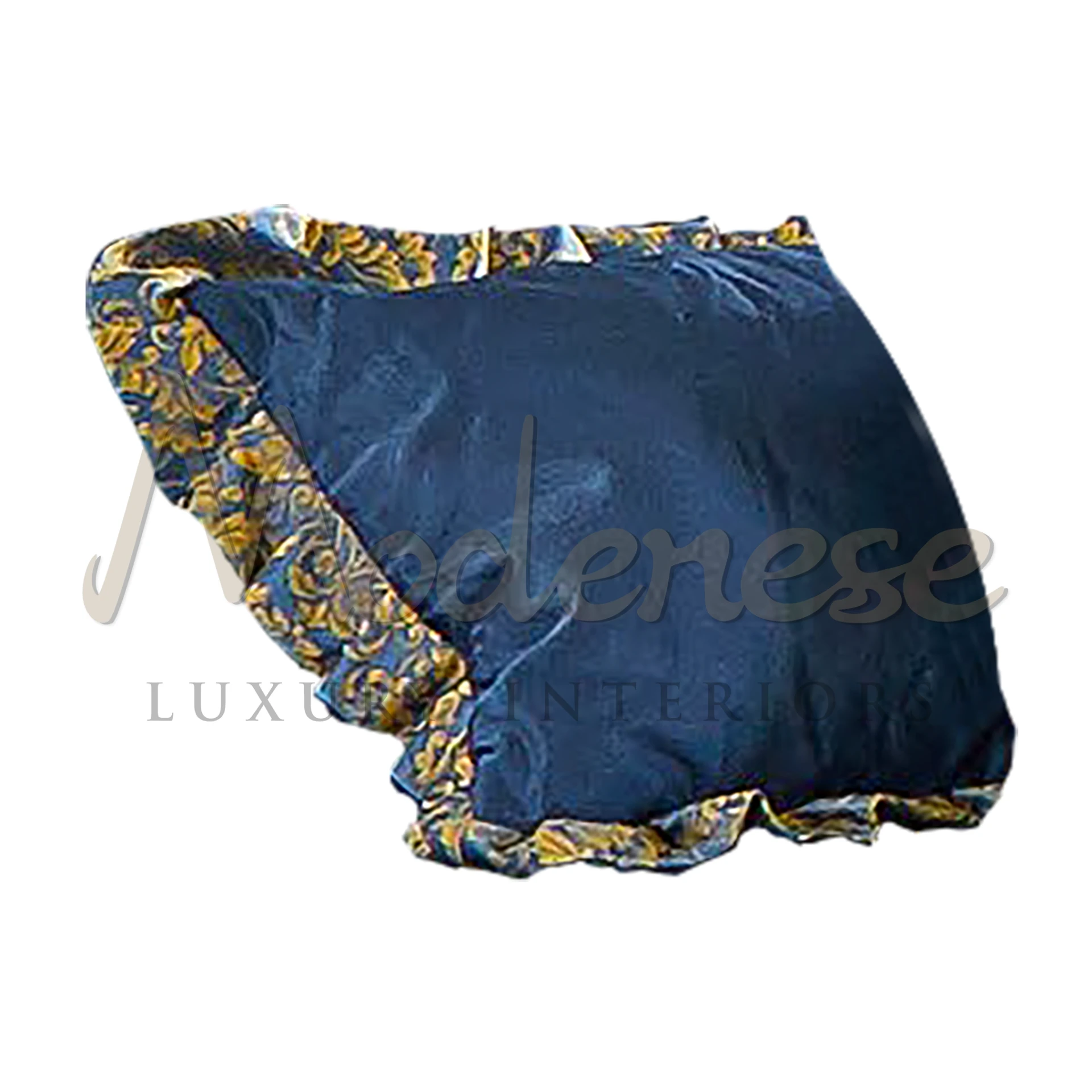 Classical Blue Pillow in serene and elegant blue, embodying tranquility and Italian luxury textile craftsmanship.