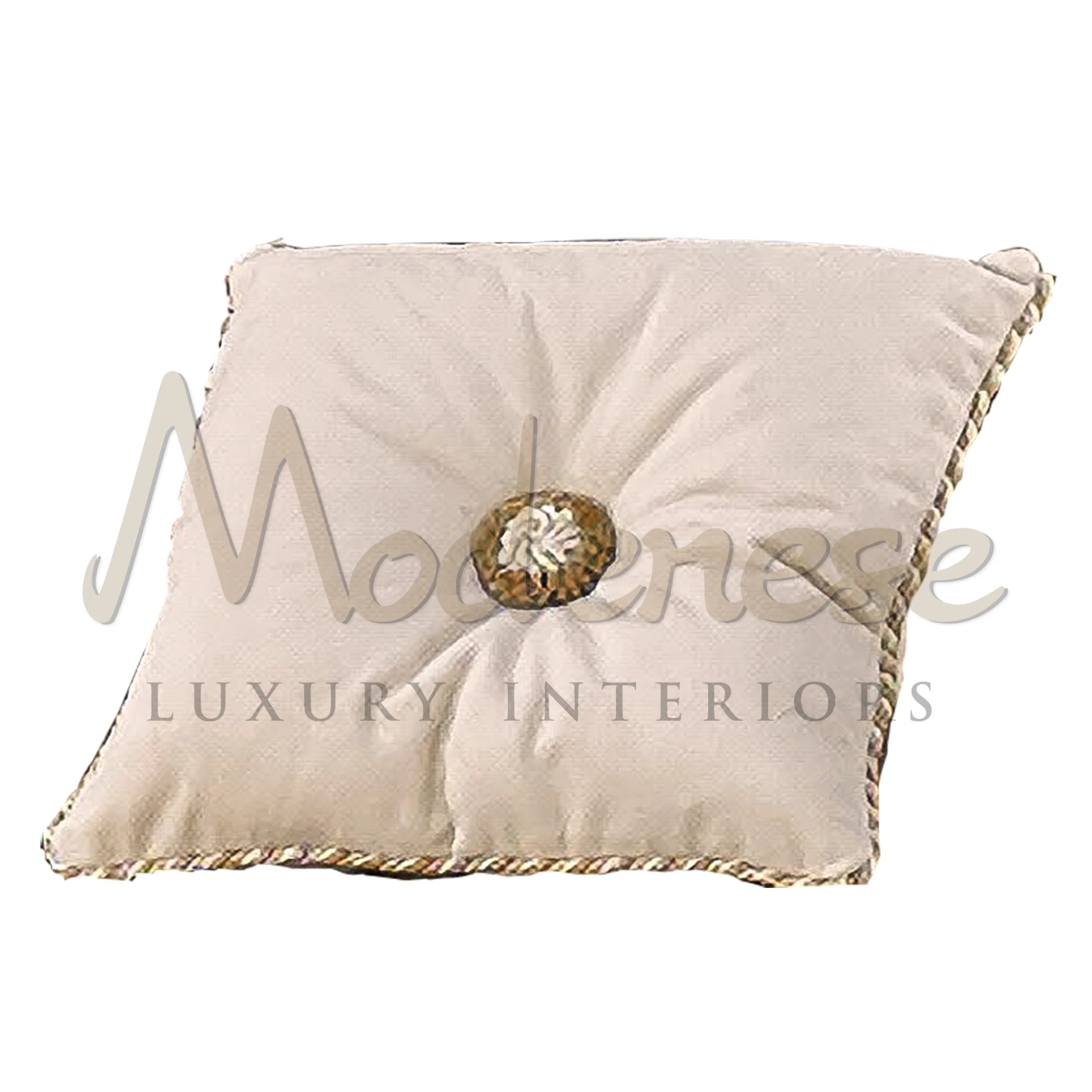 Modenese Stunning Pillow with eye-catching design, crafted from luxury Italian textiles.