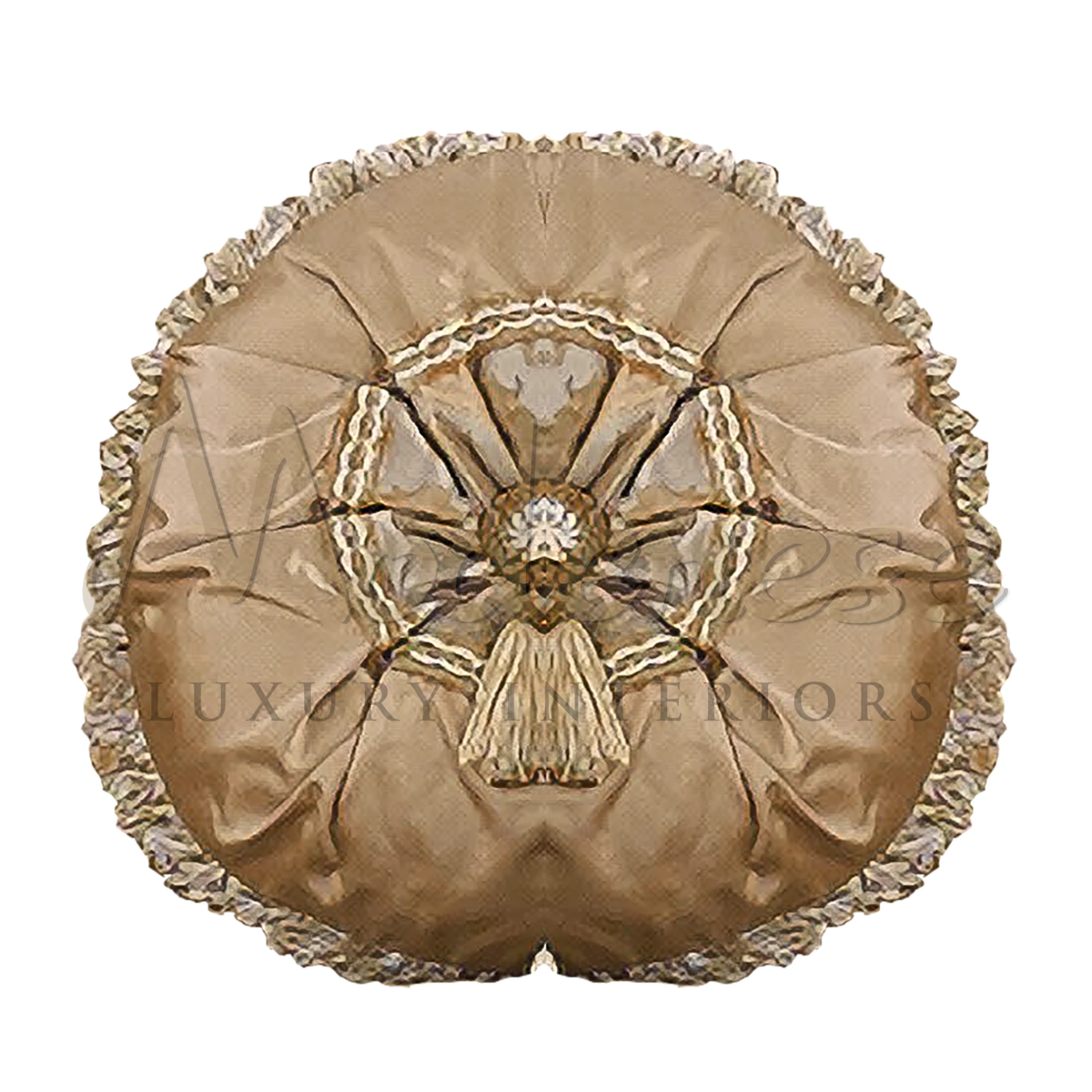 Classical Duchess Pillow with ornate design, crafted from luxury Italian textiles.