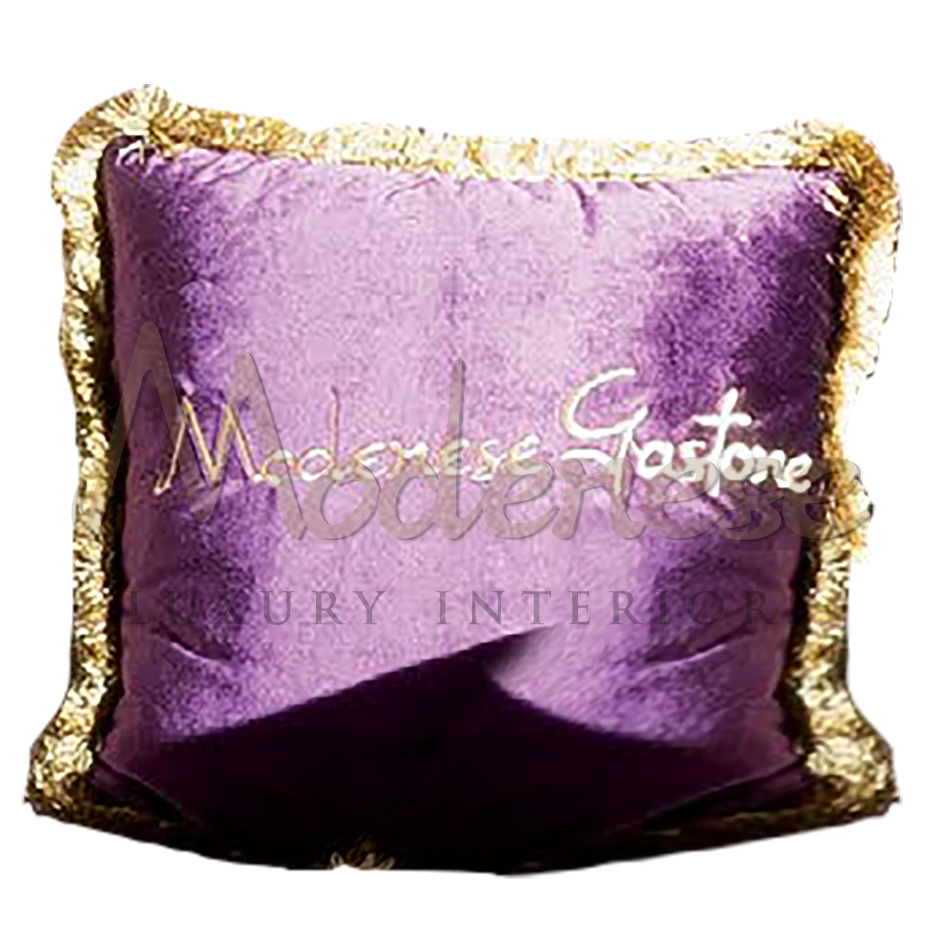 Modenese Designer Pillow: Exquisite craftsmanship and luxurious materials embodying Modenese Interiors' elegance.
