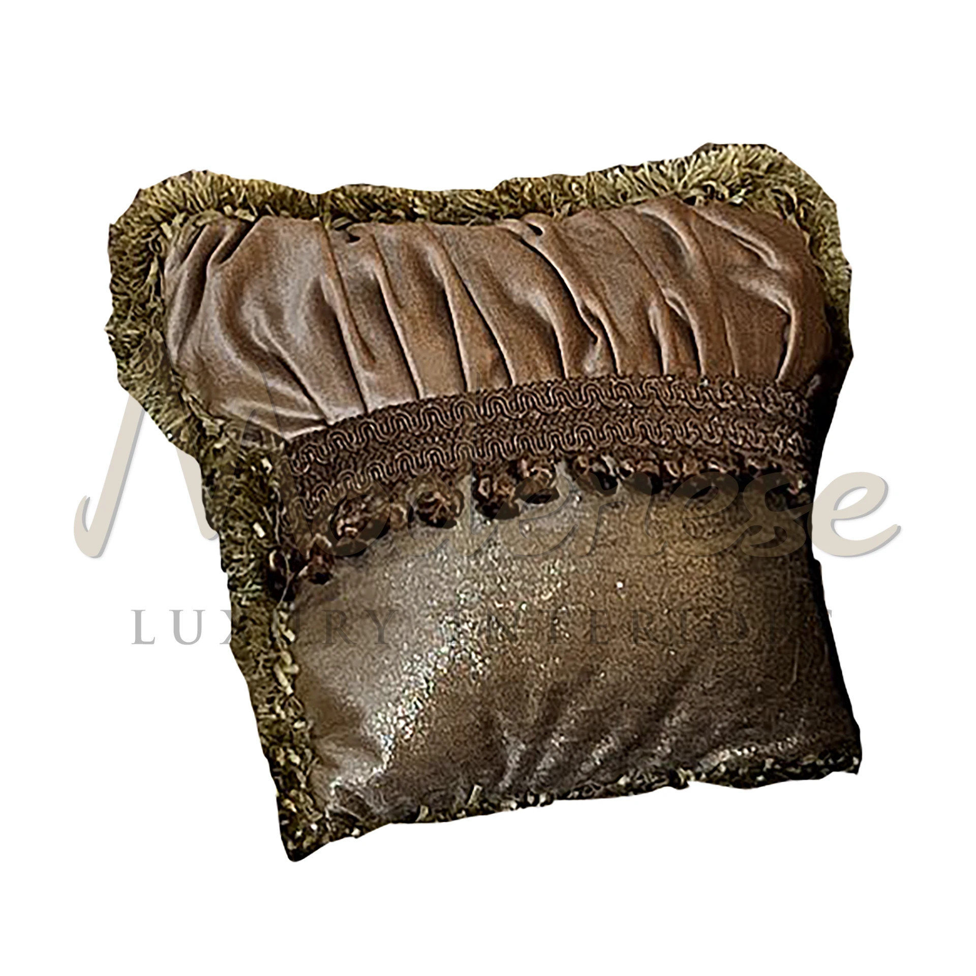 Baroque Designer Pillow, a masterpiece of luxury and elegance, with intricate detailing and opulent design from Italy.