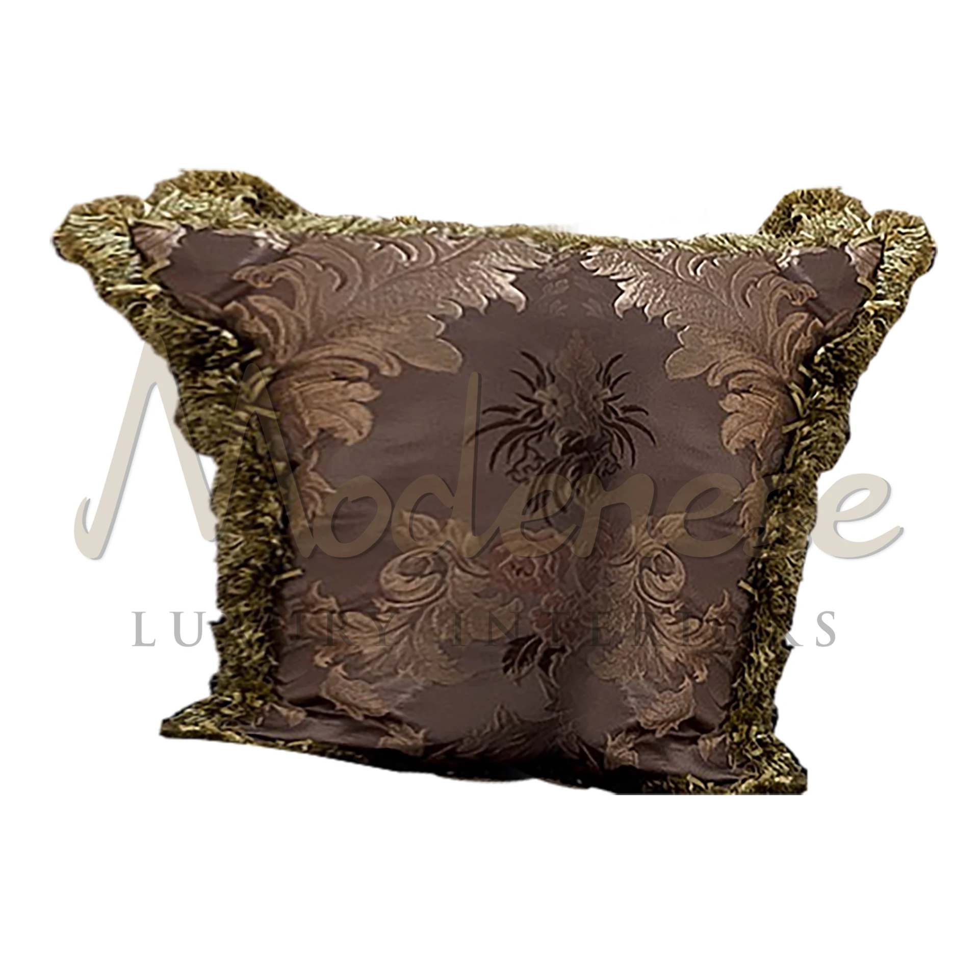 Baroque Elegant Pillow by Modenese: a symbol of luxury and sophistication, with exquisite attention to detail and design.