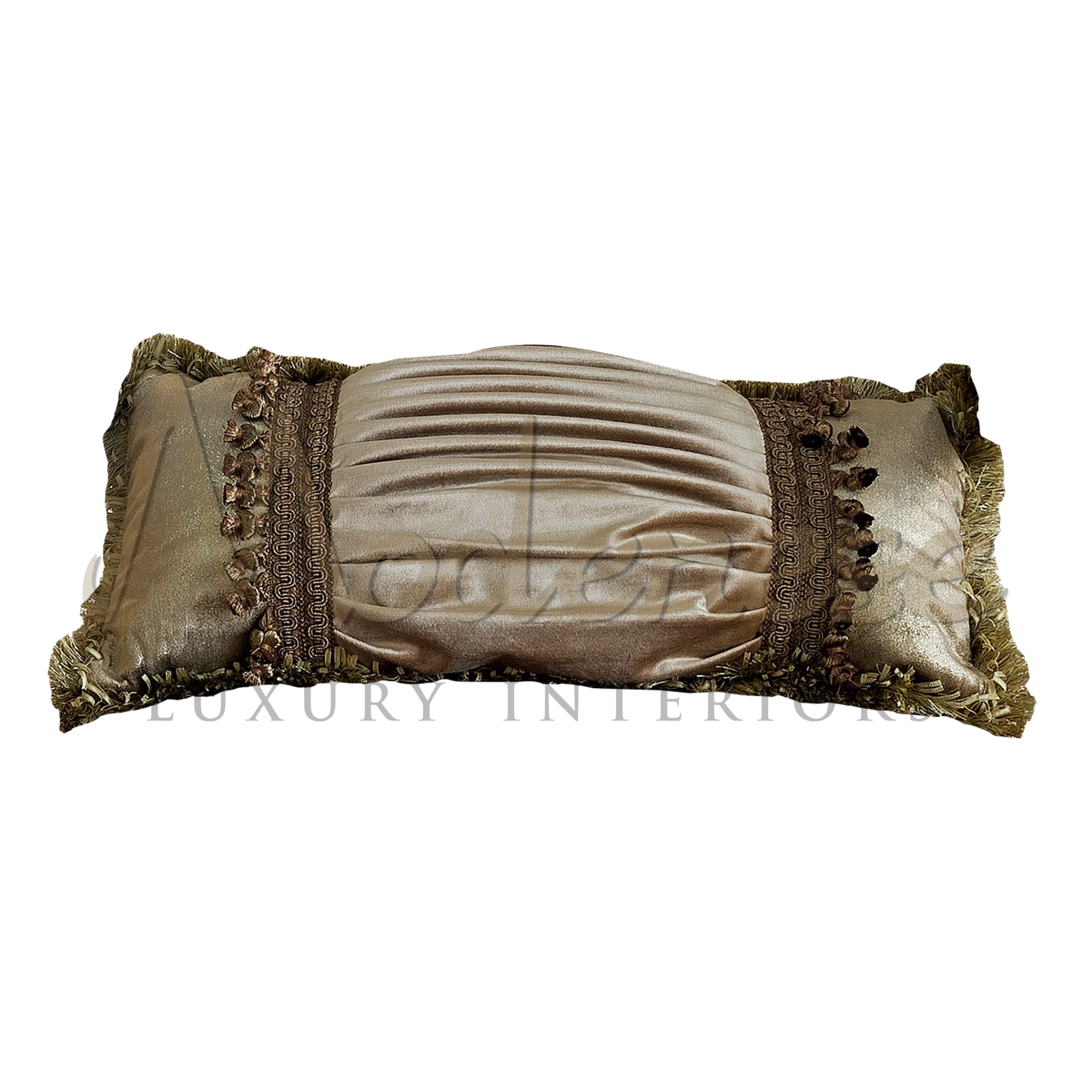 Modenese Designer Pillow: epitome of contemporary luxury with exquisite detailing and superior Italian craftsmanship.