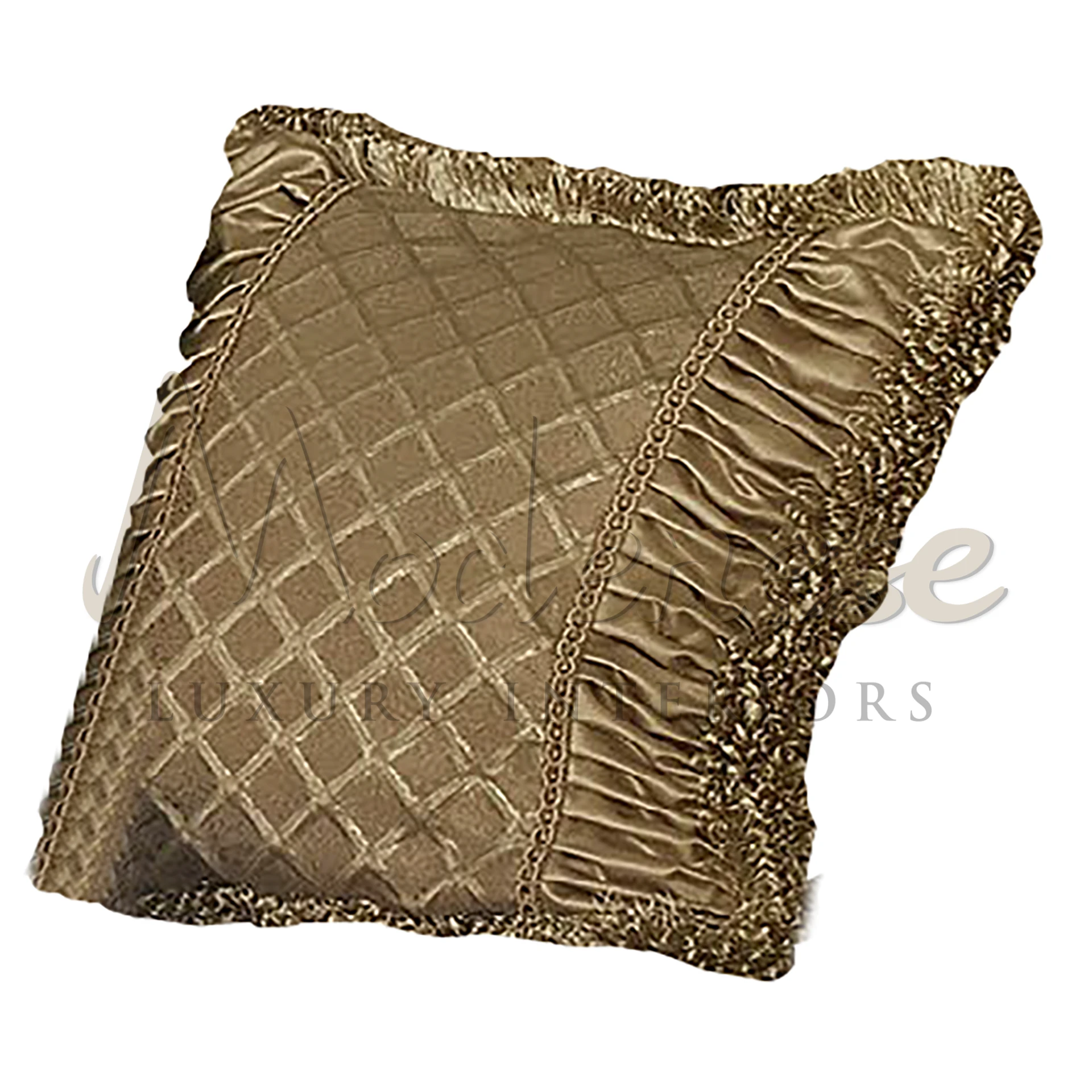 Traditional Designer Pillow with intricate patterns, showcasing the refined craftsmanship and timeless beauty of luxury textiles.
