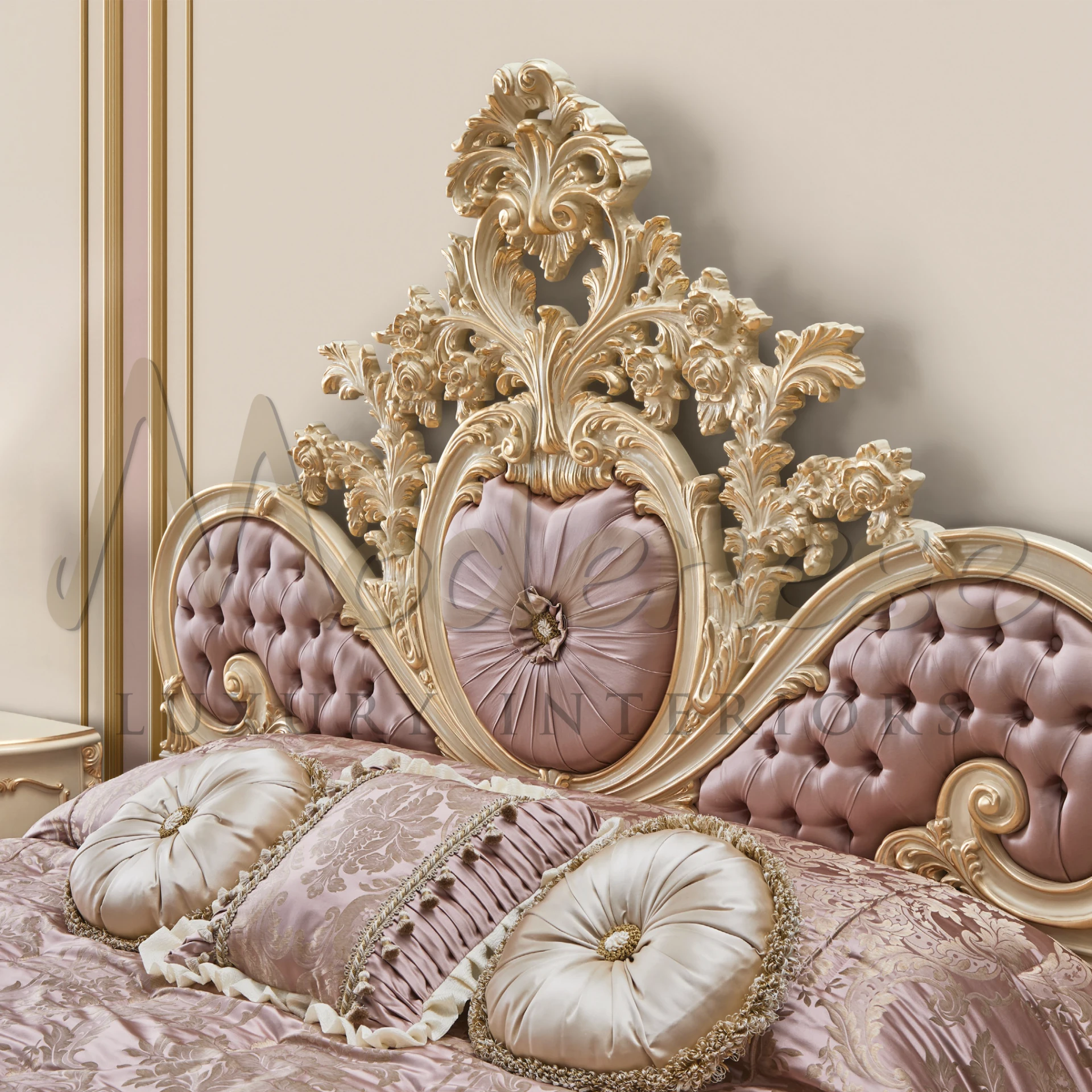 Luxurious Imperial Designer Pillow on an elegant setting, reflecting the ultimate in grandeur and refined taste in home decor