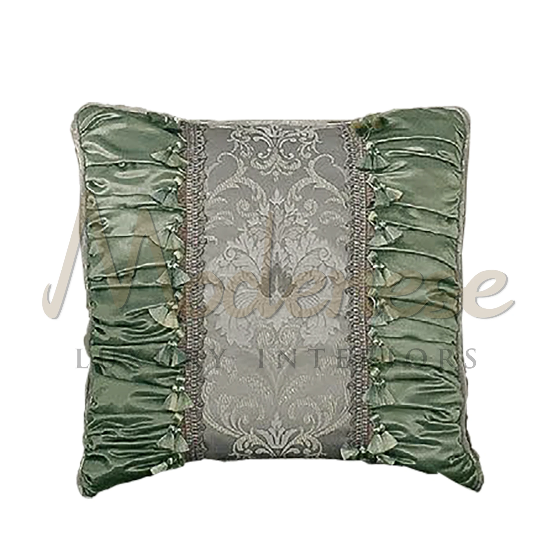 Victorian Noble Pillow on a regal sofa, exuding an air of sophistication and refined beauty in a luxurious home setting.
