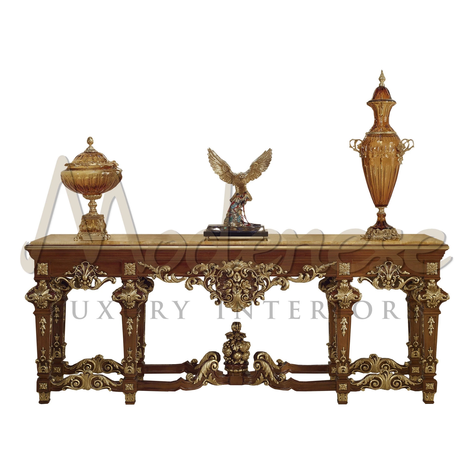Luxurious Elegance: Explore the Majestic Rococo Console by Modenese
