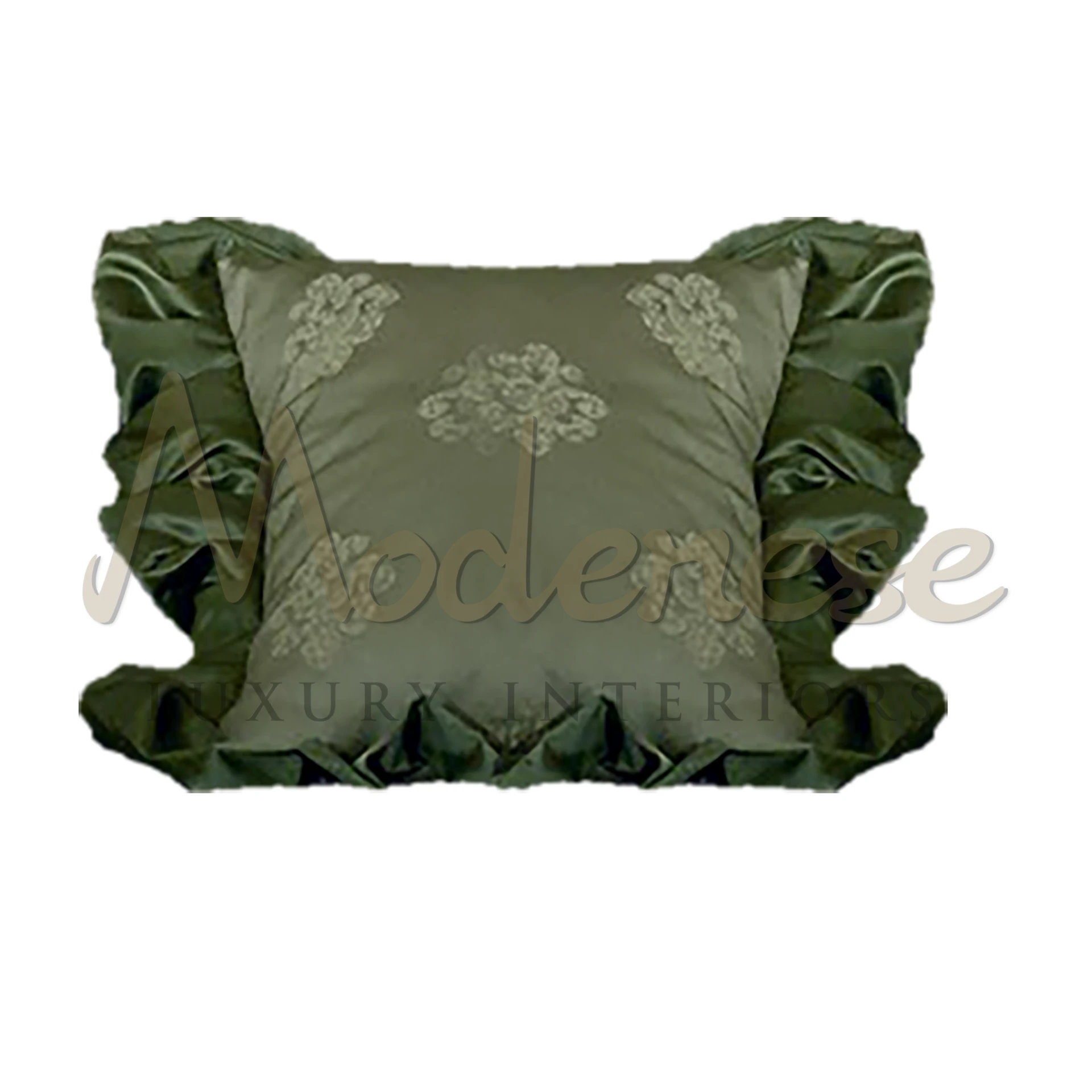 Stunning Traditional Pillow by Modenese in an elegant room, showcasing intricate design and timeless sophistication.