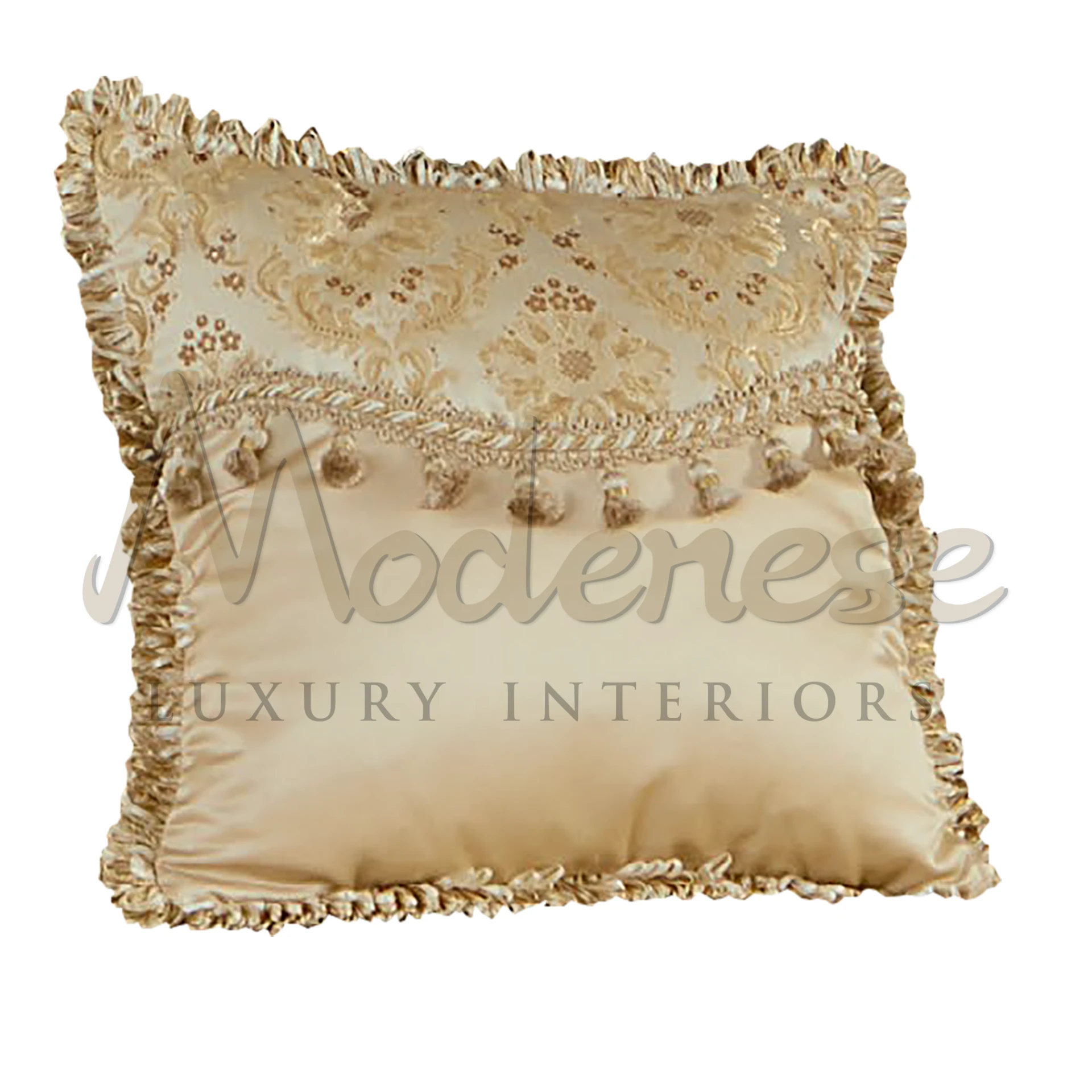 Italian Style Designer Pillow on a luxurious sofa, showcasing Italian sophistication and elevating the decor with refined beauty.