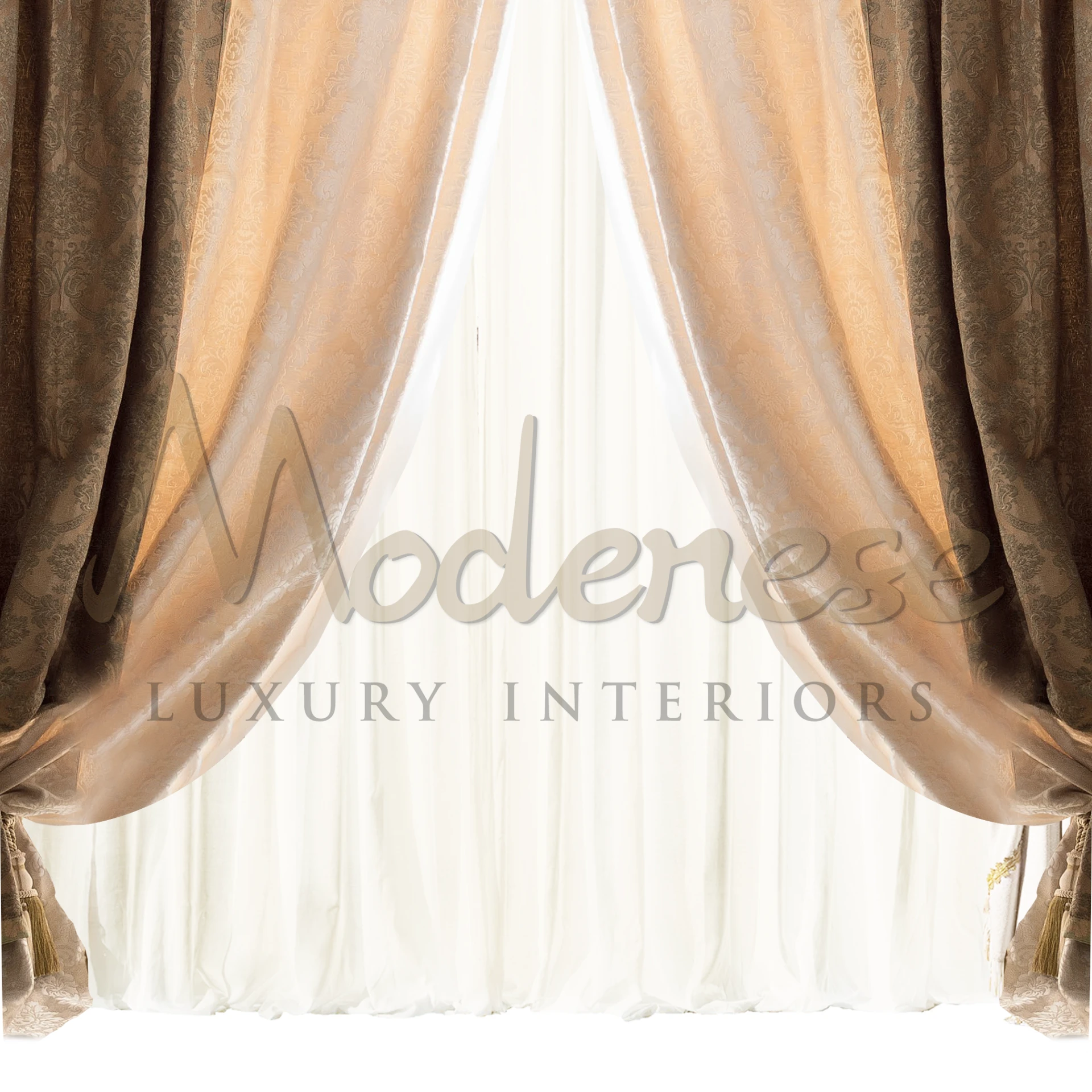 Traditional Beige Curtains, crafted with meticulous attention, enhancing room aesthetics with their refined beauty and harmony.