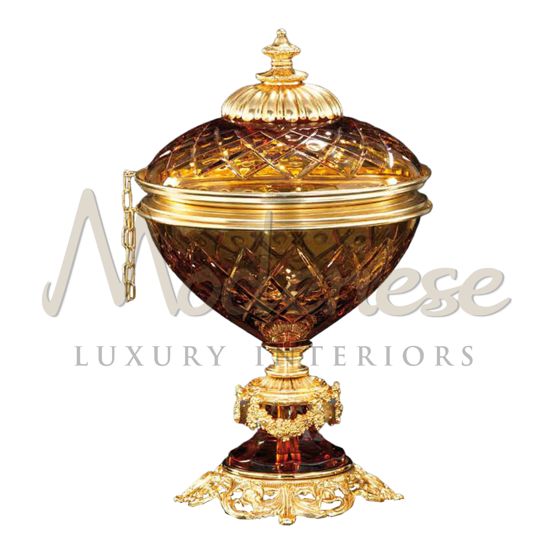 
Luxurious Imperial Crystal Box, handcrafted with exquisite details, perfect for enhancing classic and baroque styled luxury interiors.
