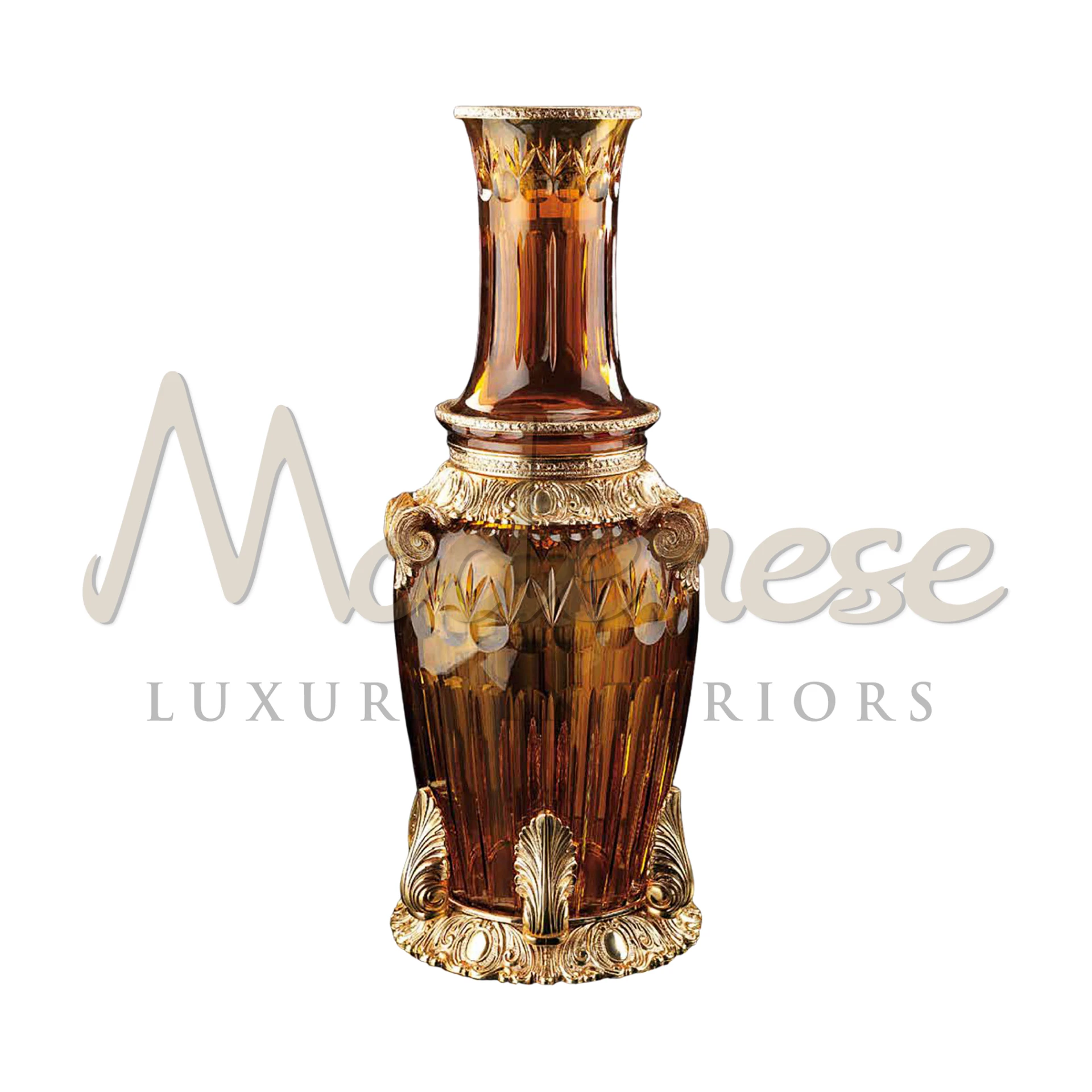 Refined Elegant Italian Vase, showcasing intricate patterns and high-quality craftsmanship, perfect for luxury and classic interior design.