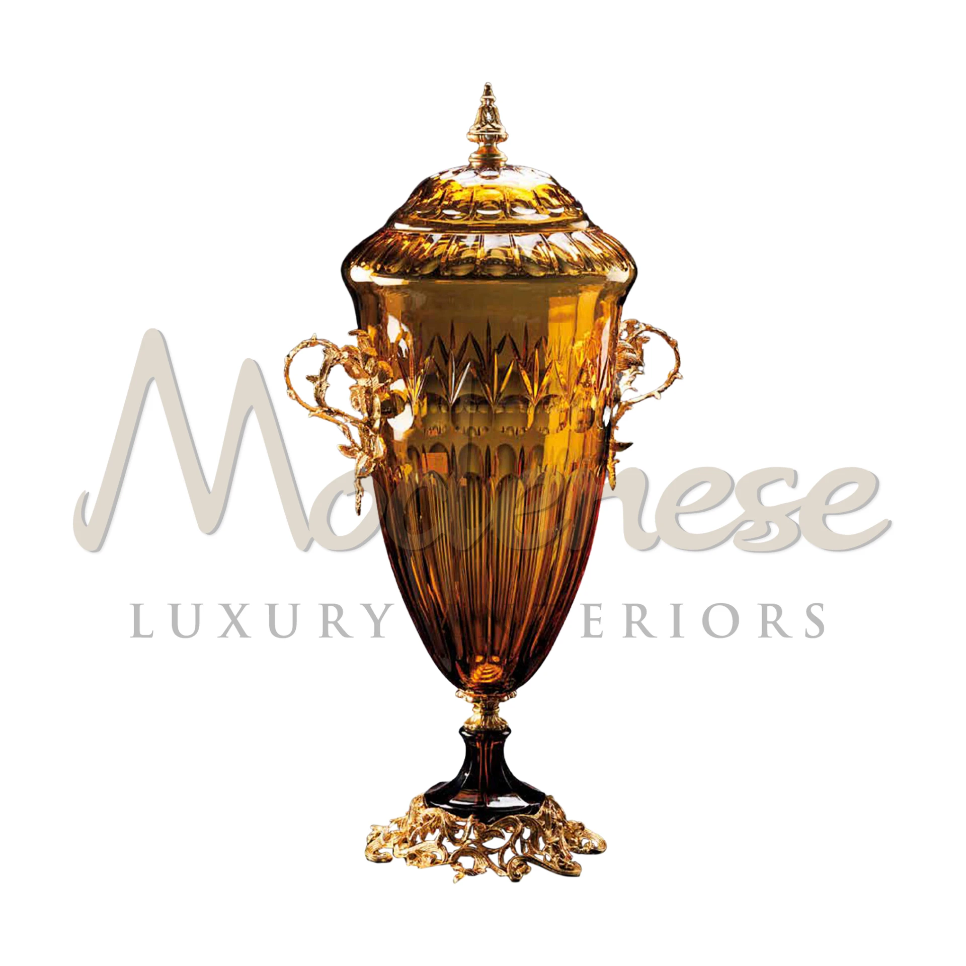Traditional luxury vase with intricate detailing, made for grand homes and luxury interiors, symbolizing elegance and refinement in design.






