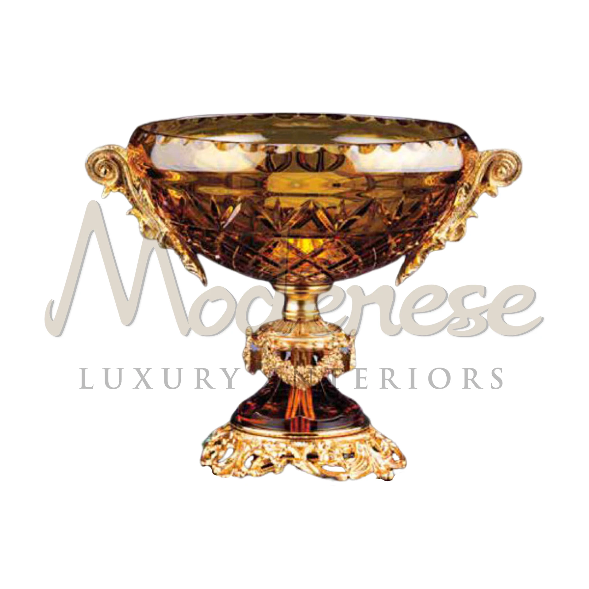 Traditional luxury glass bowl with unique designs and textures, perfect for elegant interior design and sophisticated serving.







