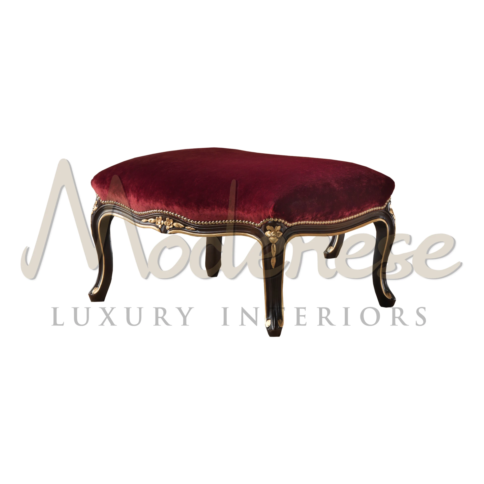 Luxurious Elegance: Italian-Designed Refined Footstool for Your Home
