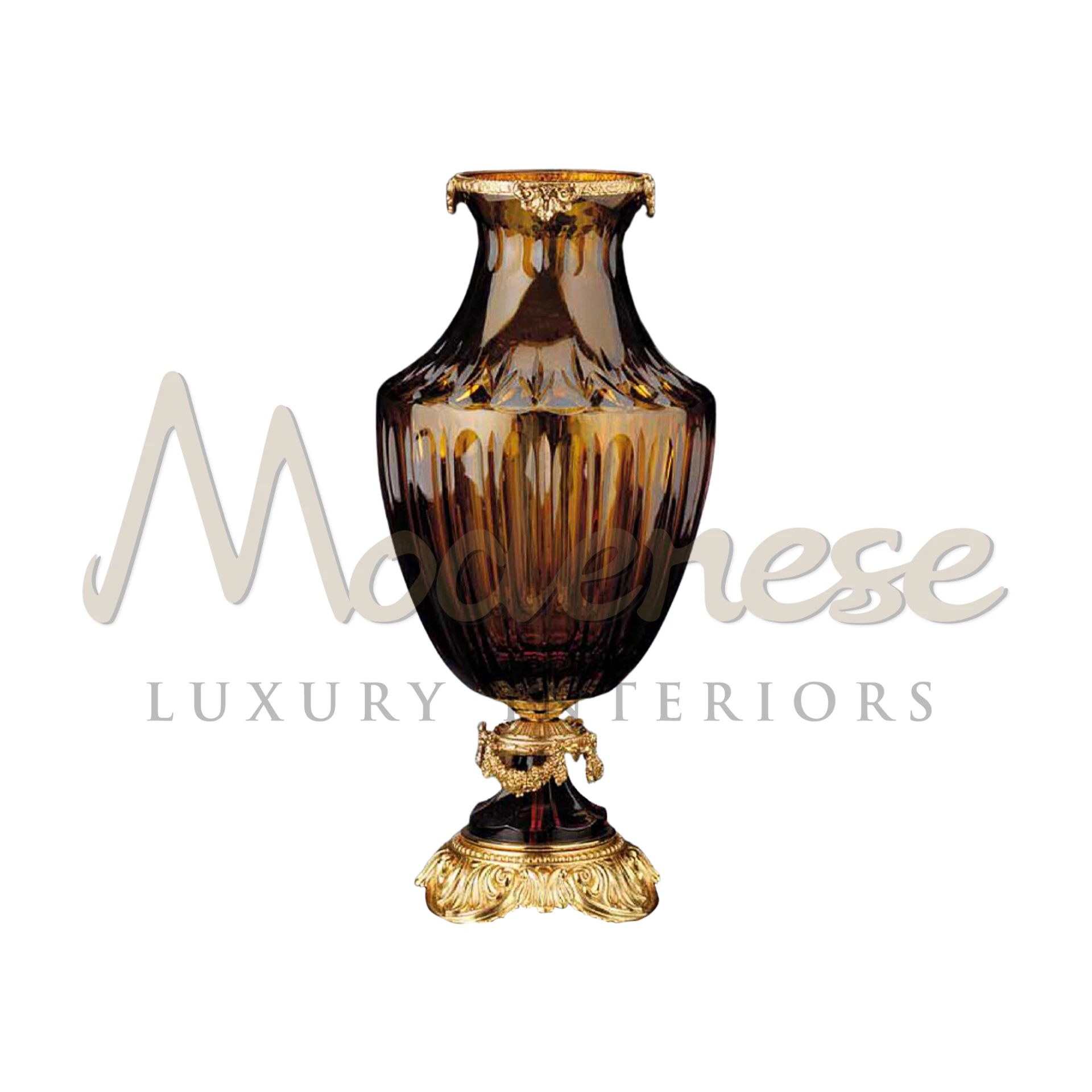Modenese Elegant Flower Vase, adding sophistication and style to any space, perfect for luxury and classic interior design enthusiasts.






