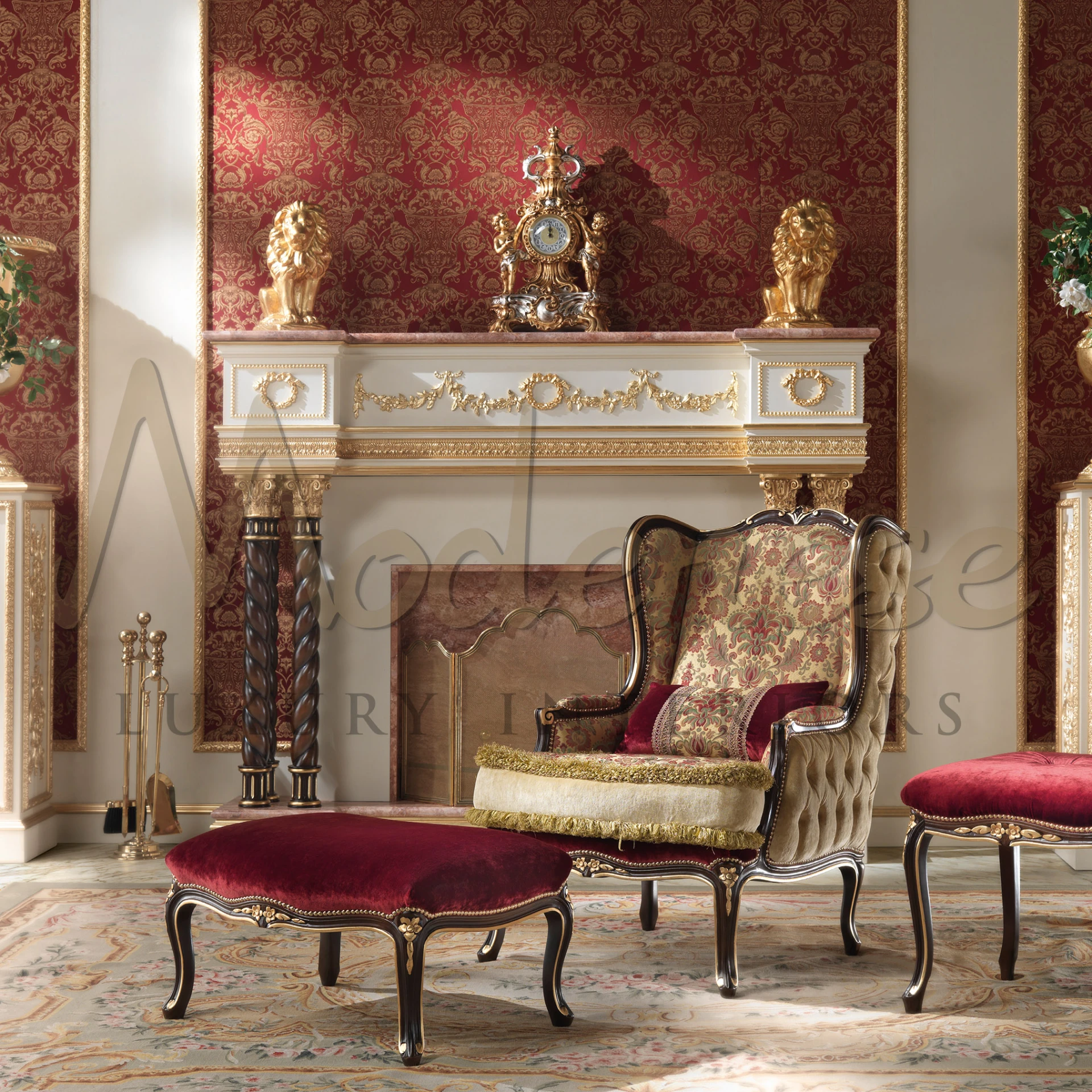 Opulent Comfort: Explore Our Collection of Refined Italian Footstools