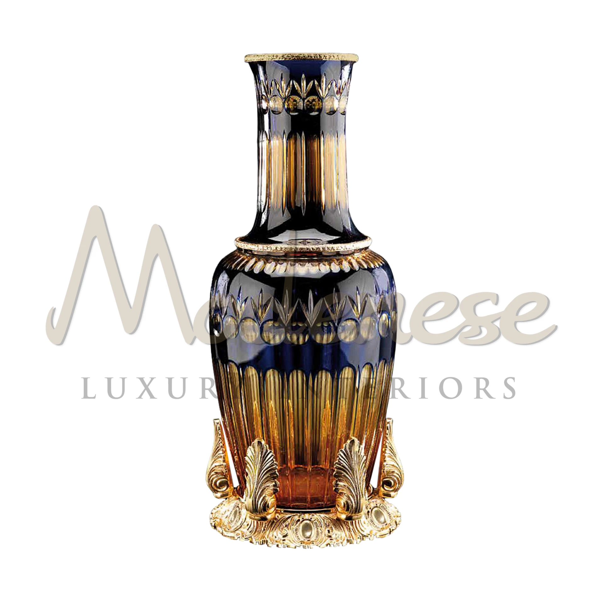 Traditional Luxury Tall Vase by Modenese Furniture, a symbol of opulence and elegance for classic luxury interiors.
